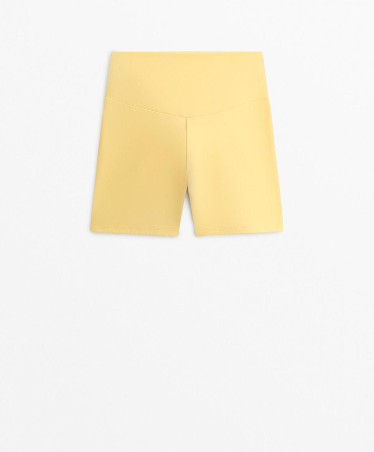 오이쇼 라이트웨이트 하이웨이스트 10CM 핫팬츠 1243/226 YELLOW - 상품 이미지