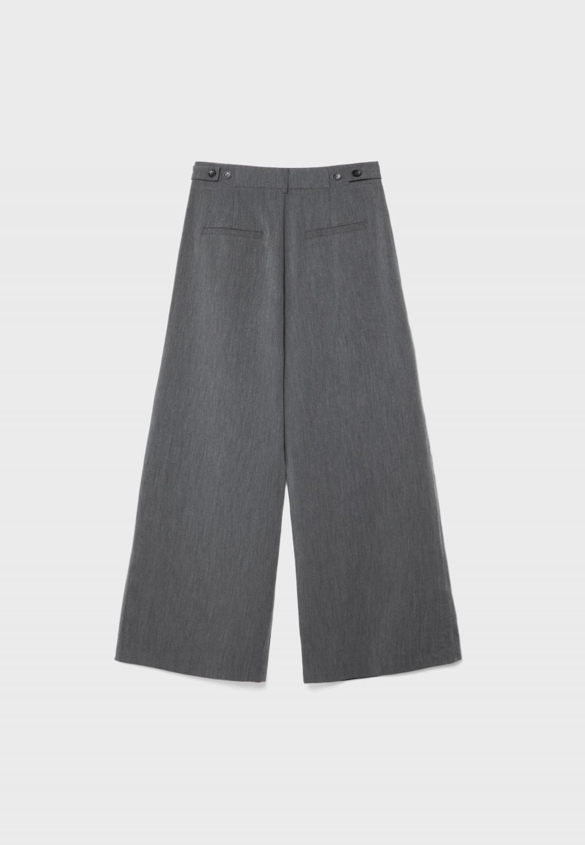 스트라디바리우스 테크니컬 와이드핏 하이웨이스트 조절 슬랙스 4536/539 DARK GREY - 상세 이미지 3