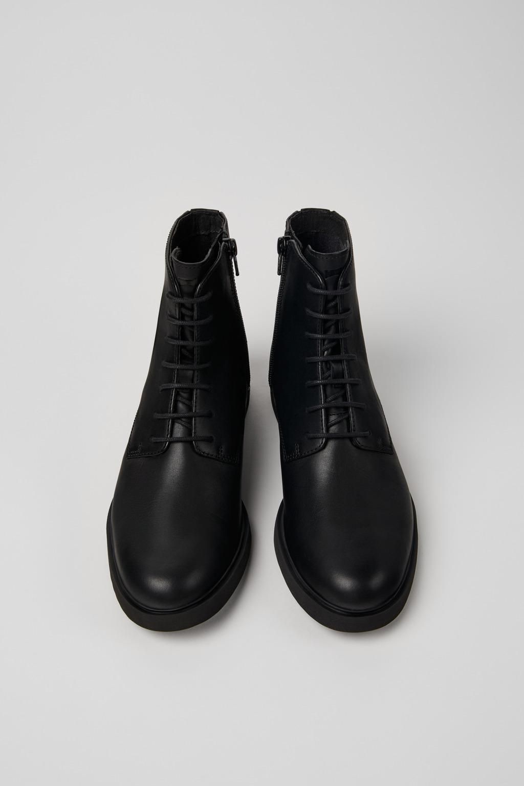 캠퍼 프리미엄 레더 클래식 앵클부츠 Iman K400300-006 BLACK - 상세 이미지 4