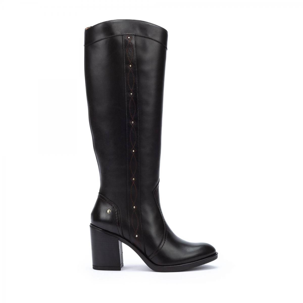 피콜리노스 블랙 웨스턴 롱부츠 RIOJA W7Y-9560 BLACK - 메인 이미지