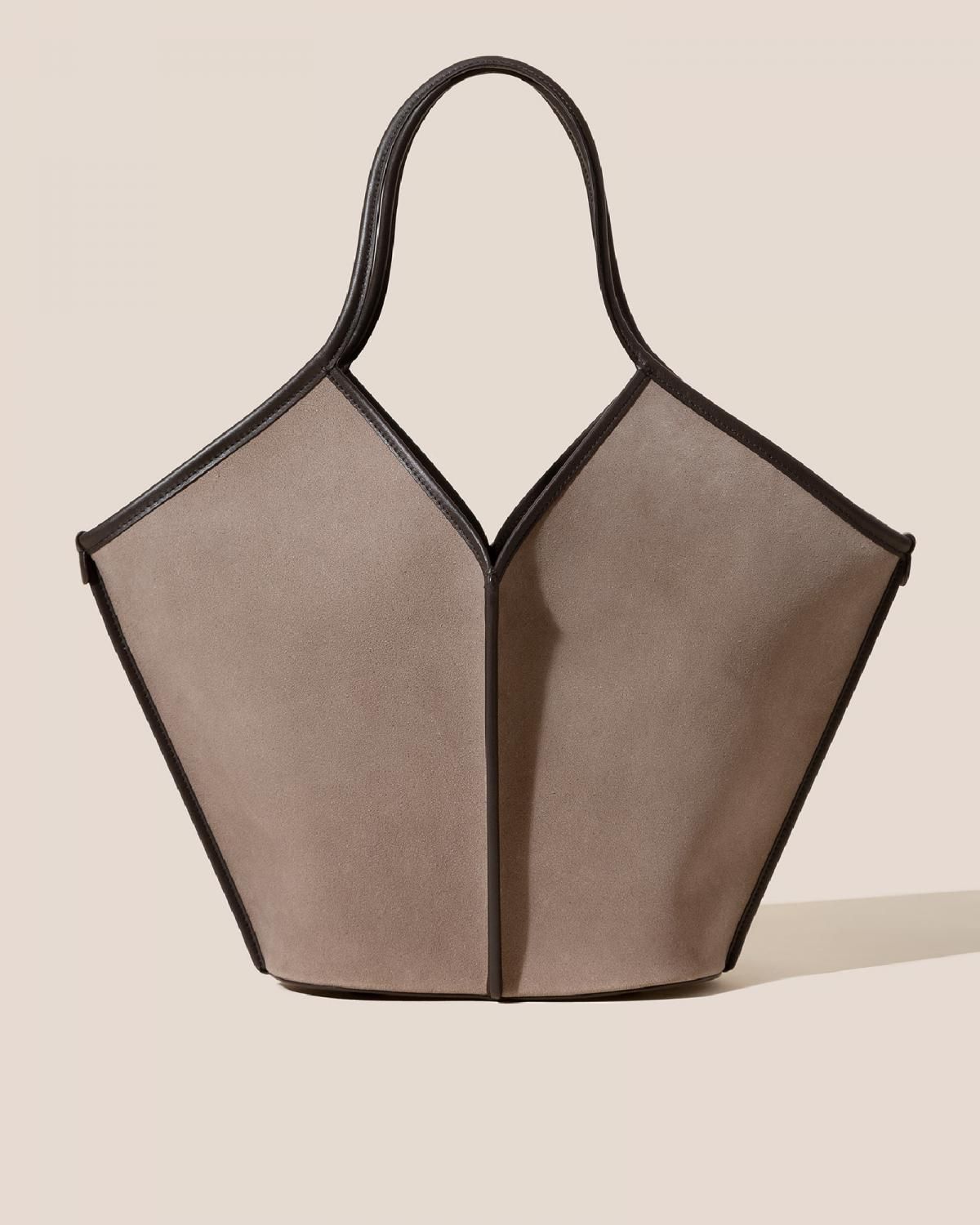 헤레우 CALELLA 스웨이드 가죽 토트백 8633277088076 GREY DARK BROWN - 메인 이미지