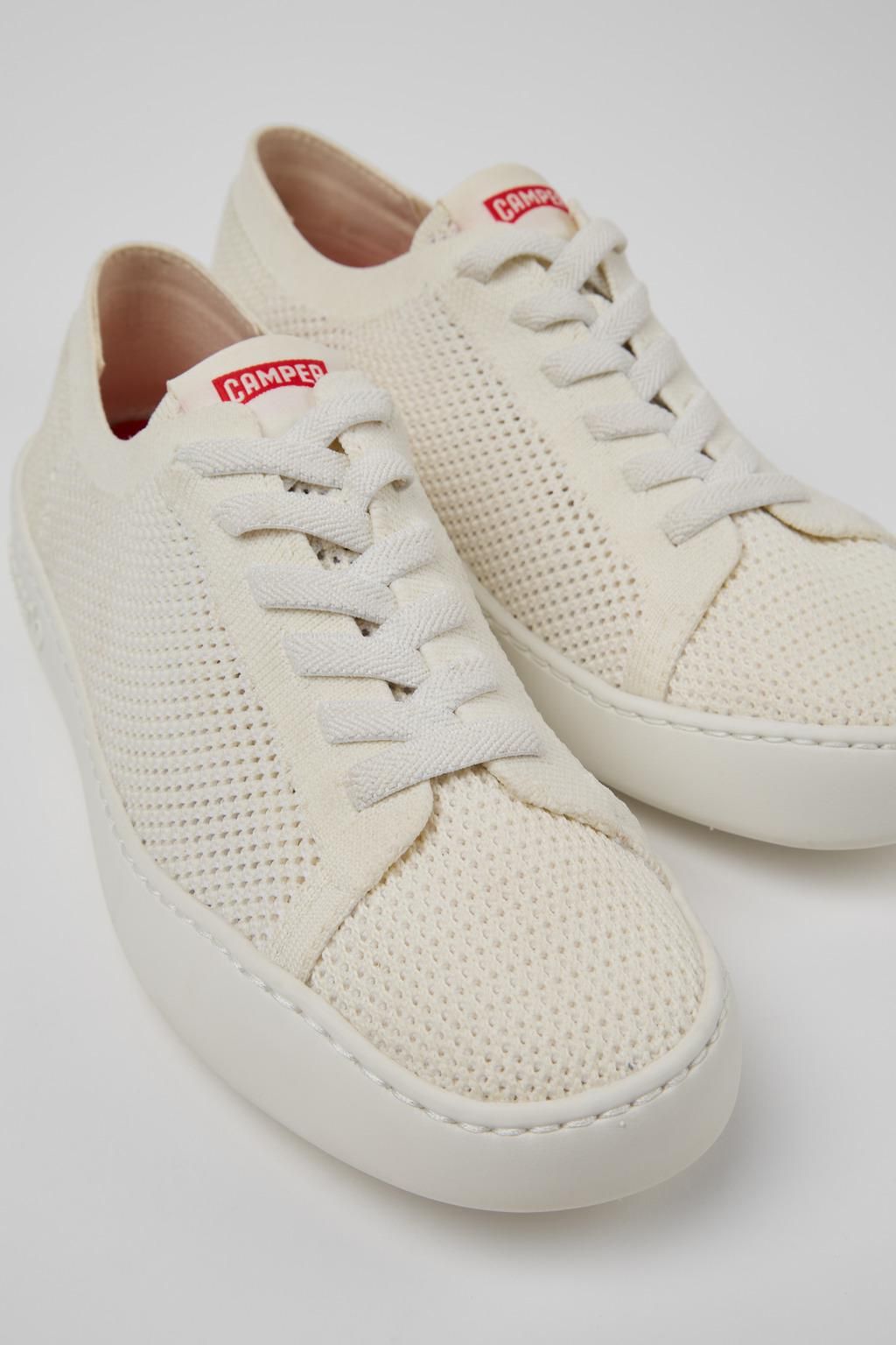 캠퍼 테크니컬 리사이클 화이트 로우탑 스니커즈 Peu Touring K201390-001 WHITE - 상세 이미지 2