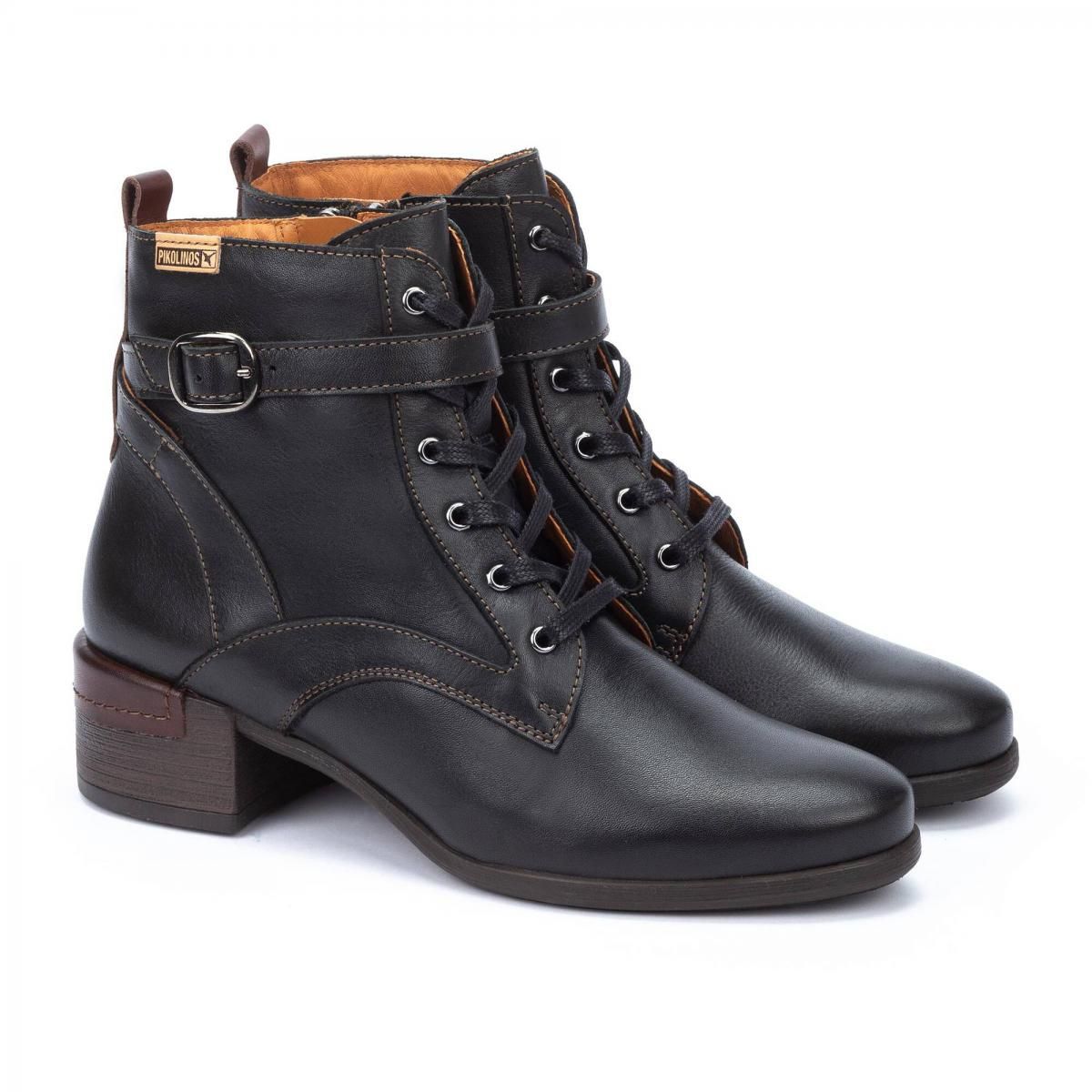 피콜리노스 클래식 와이드 앵클 부츠 MALAGA W6W-8996C1 BLACK - 상세 이미지 2
