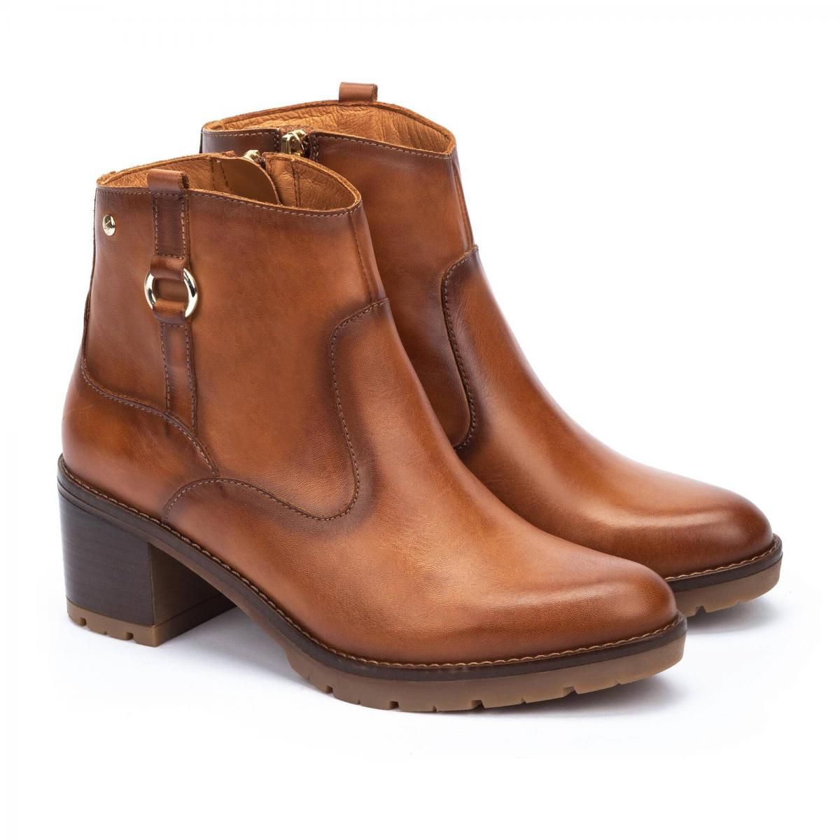 피콜리노스 프리미엄 브라운 앵클부츠 버클 디테일 LLANES W7H-8817 BRANDY - 상세 이미지 2