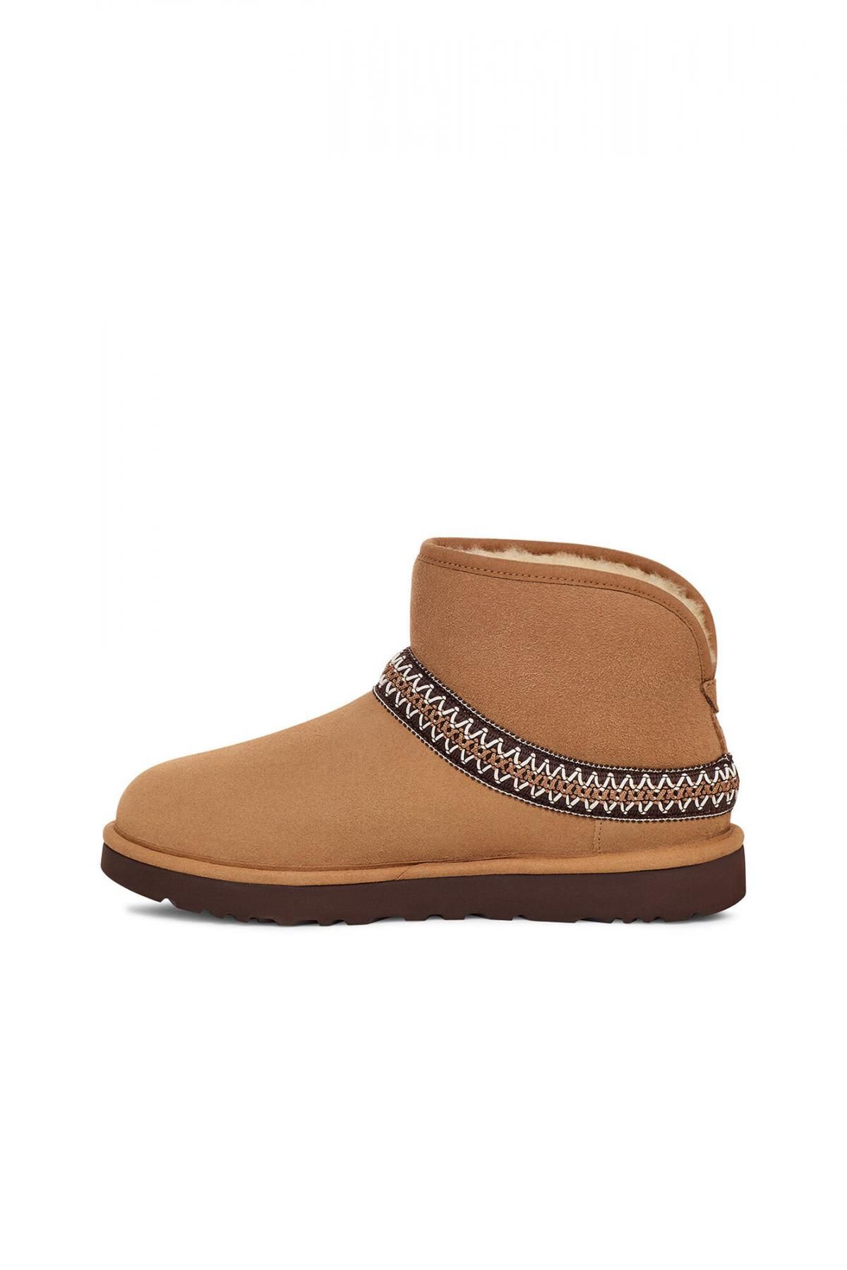 어그 프리미엄 UGG플러시 앵클부츠 클래식 미니 크레센트 3898408 CAMEL - 상세 이미지 3