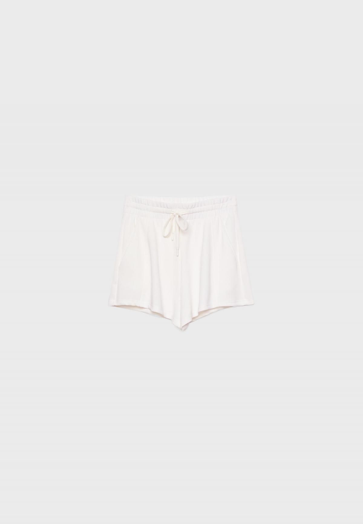 스트라디바리우스 소프트터치 이지웨어 밴딩 심플 심라인 반바지 8650/313 WHITE - 상품 이미지