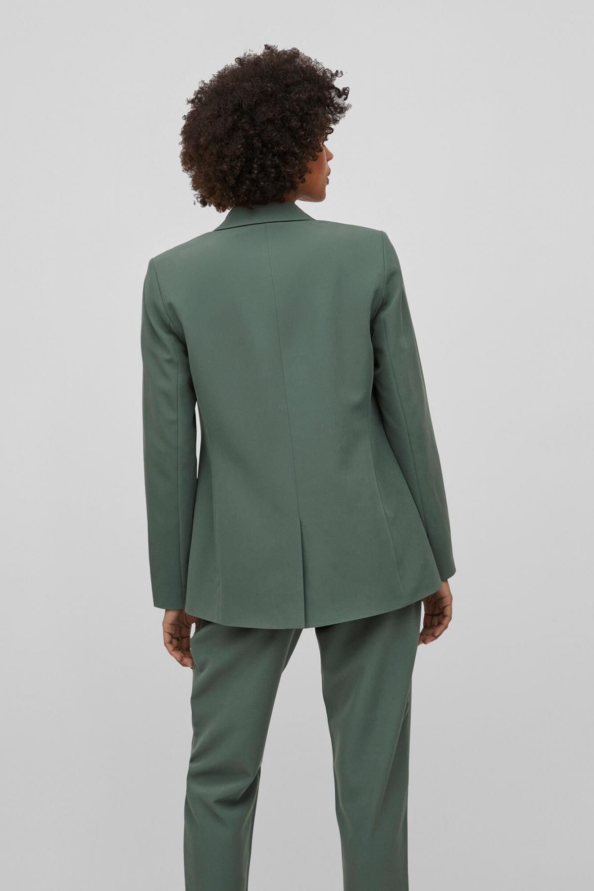 빌라 테크니컬 컴포트 미니멀 테일러드 재킷 Vila 7930043 VERDE - 상세 이미지 3
