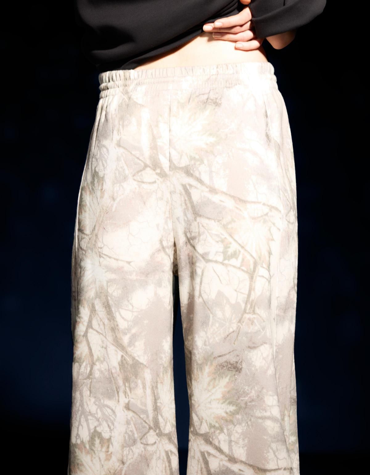 버쉬카 플러시 배럴 프린트 팬츠 5089/033 SAND - 상세 이미지 3