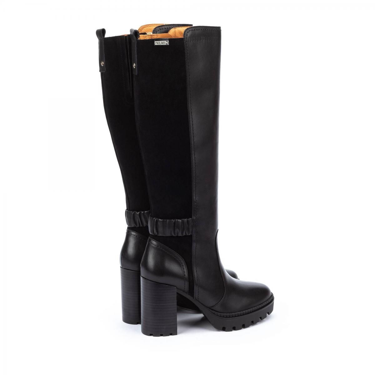 피콜리노스 트렌디 하이웨스트 롱부츠 CERVERA W1H-9809C1 BLACK - 상세 이미지 4