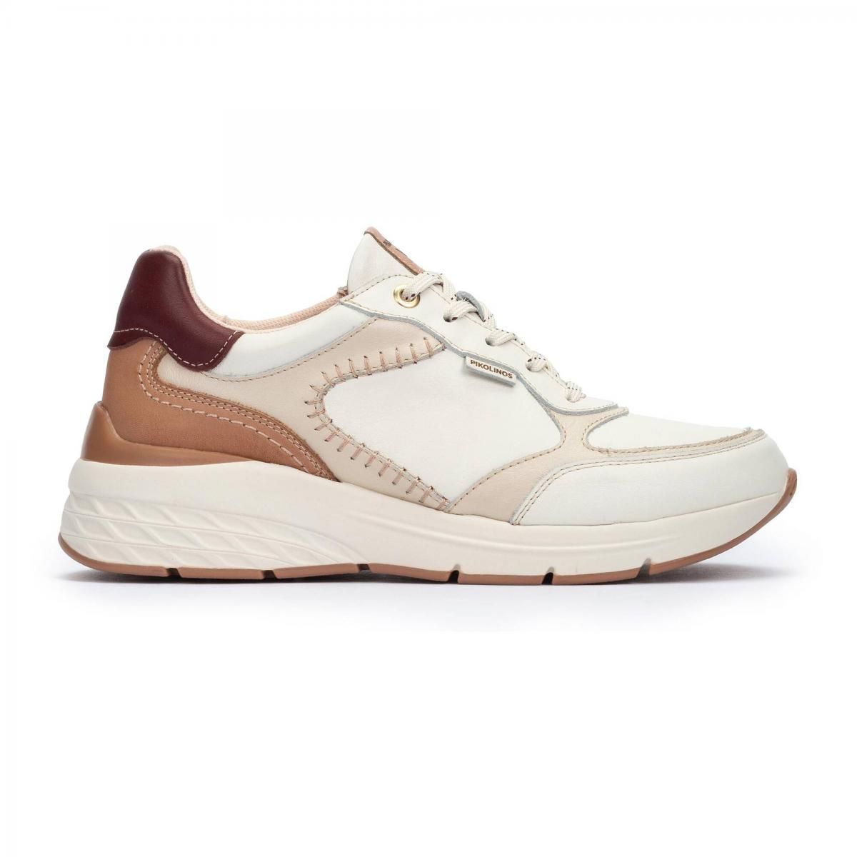 피콜리노스 테크니컬 컴포트 여성 로우탑 스니커즈 CUENCA W6A-6674C1 OFF WHITE - 메인 이미지