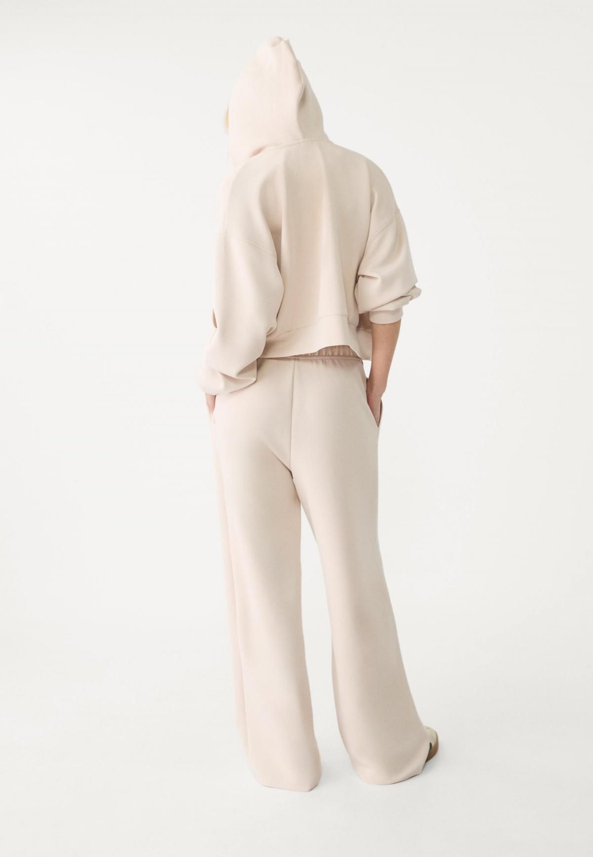 스트라디바리우스 소프트터치 와이드핏 테크니컬 팬츠 4512/257 STONE - 상세 이미지 5