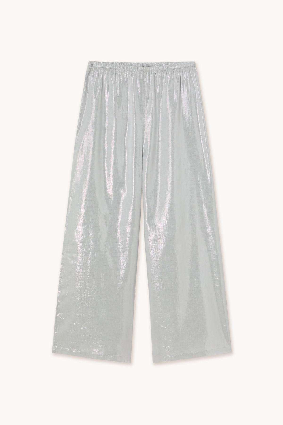 타이니코튼 글리터룩 테크니컬 루렉스 와이드 팬츠 SS25-683R26 ONE COLOR - 상품 이미지