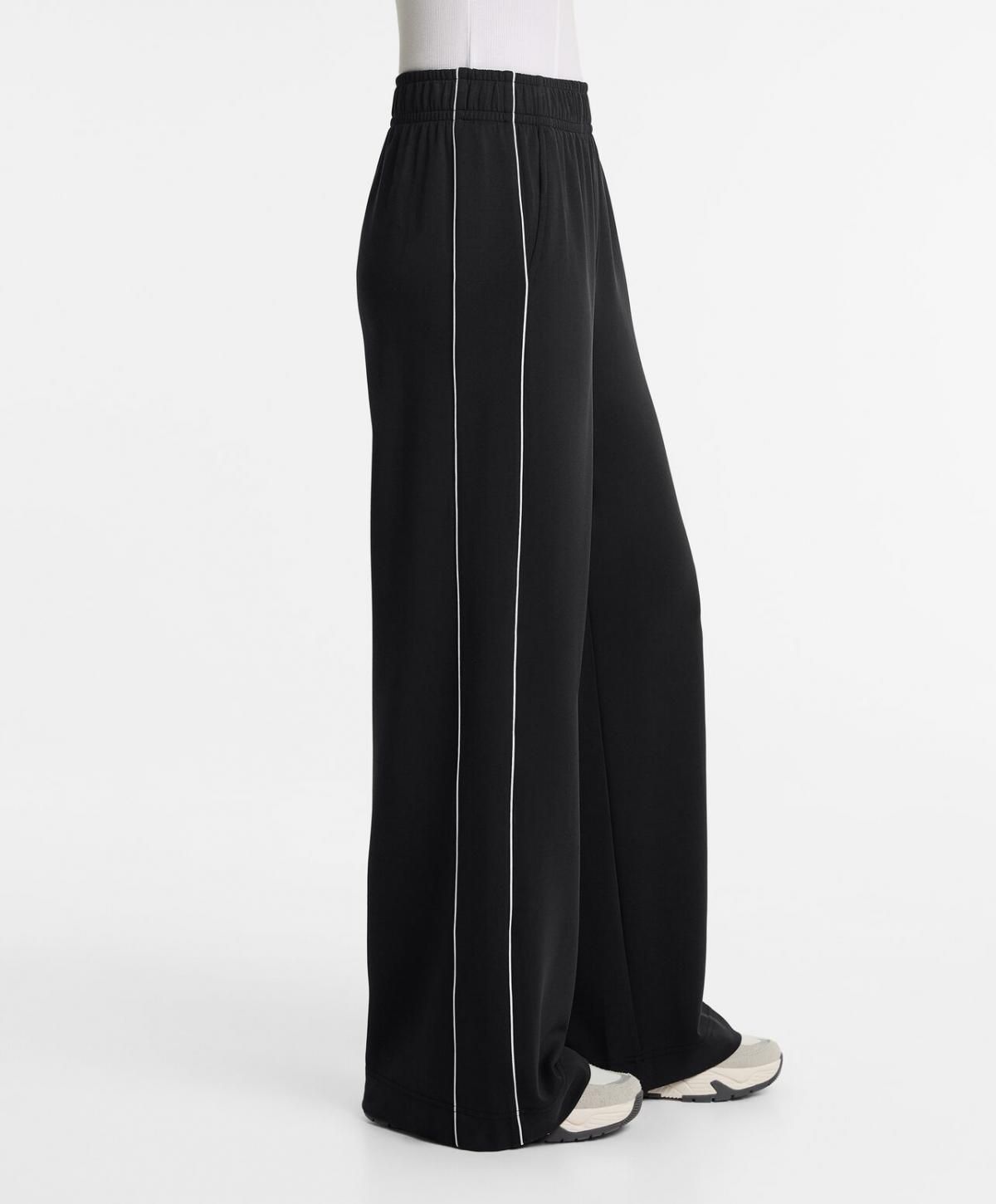 오이쇼 모달 와이드 스트레이트 테크니컬 사이드 자수 팬츠 1162/791 BLACK - 상세 이미지 5