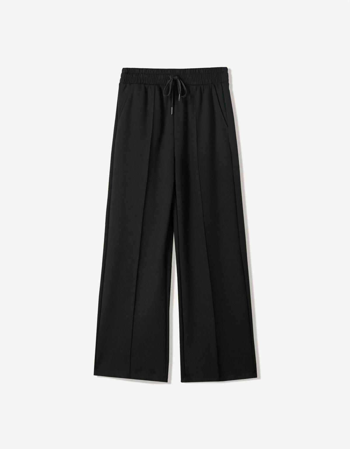 버쉬카 소프트 터치 와이드 팬츠 5096/727 BLACK - 상세 이미지 4