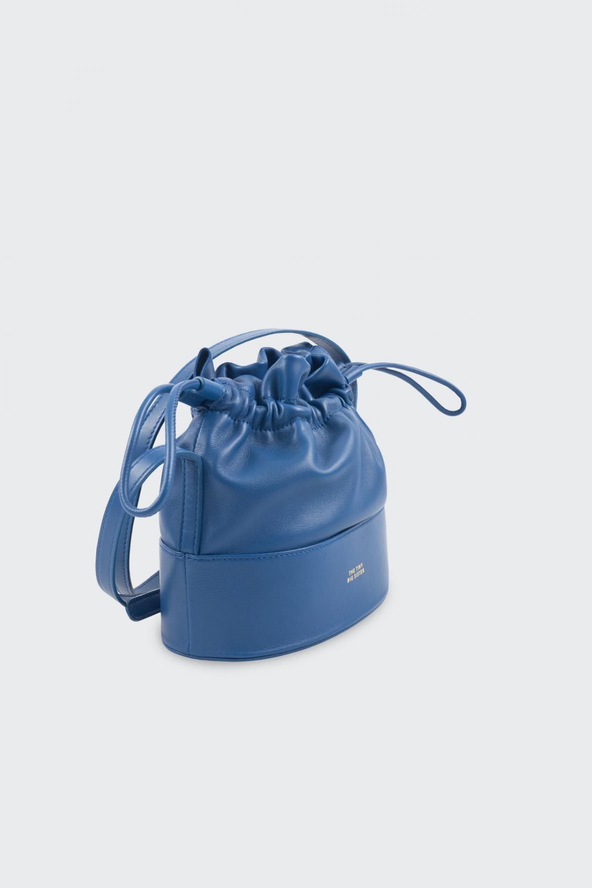 타이니코튼 레더 스트링 버킷백 Bolso de piel costi TTBS-046K29 MARINO CLARO - 상세 이미지 3