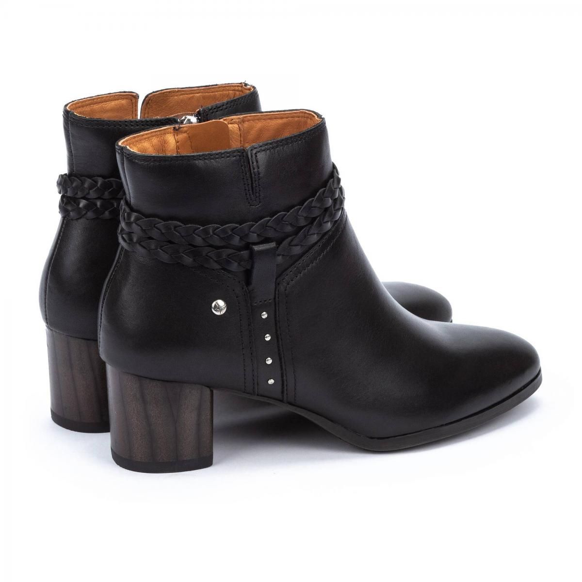 피콜리노스 미들힐 레더 클래식 앵클부츠 CALAFAT W1Z-8521 BLACK - 상세 이미지 4