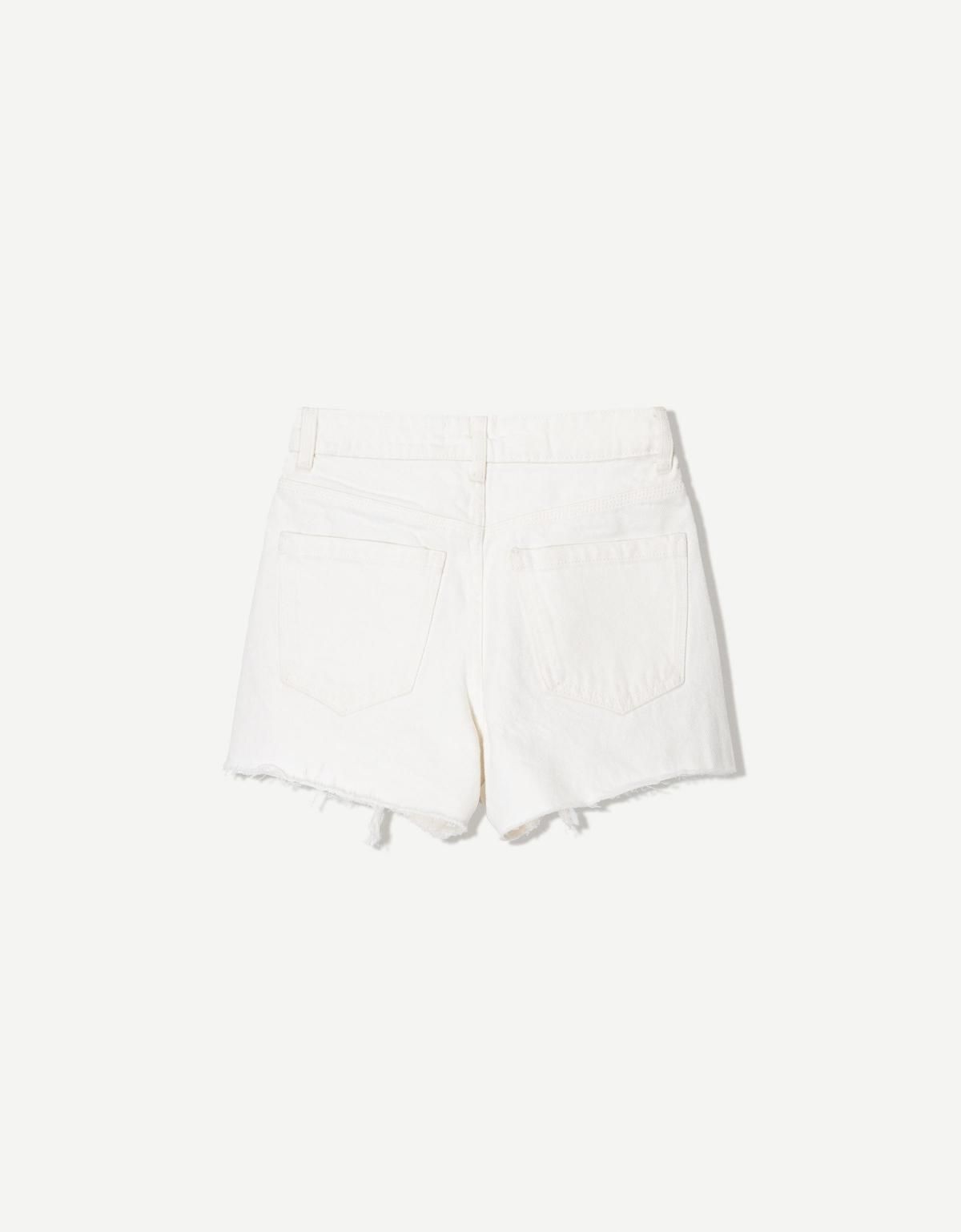 버쉬카 리핑 데님 쇼츠 3195/089 WHITE - 상세 이미지 2