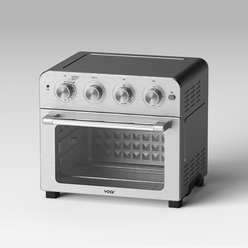 보아르 에이블 듀얼 오븐 에어프라이어 23L 스텐 대용량 가정용 오븐형 에어프라이기