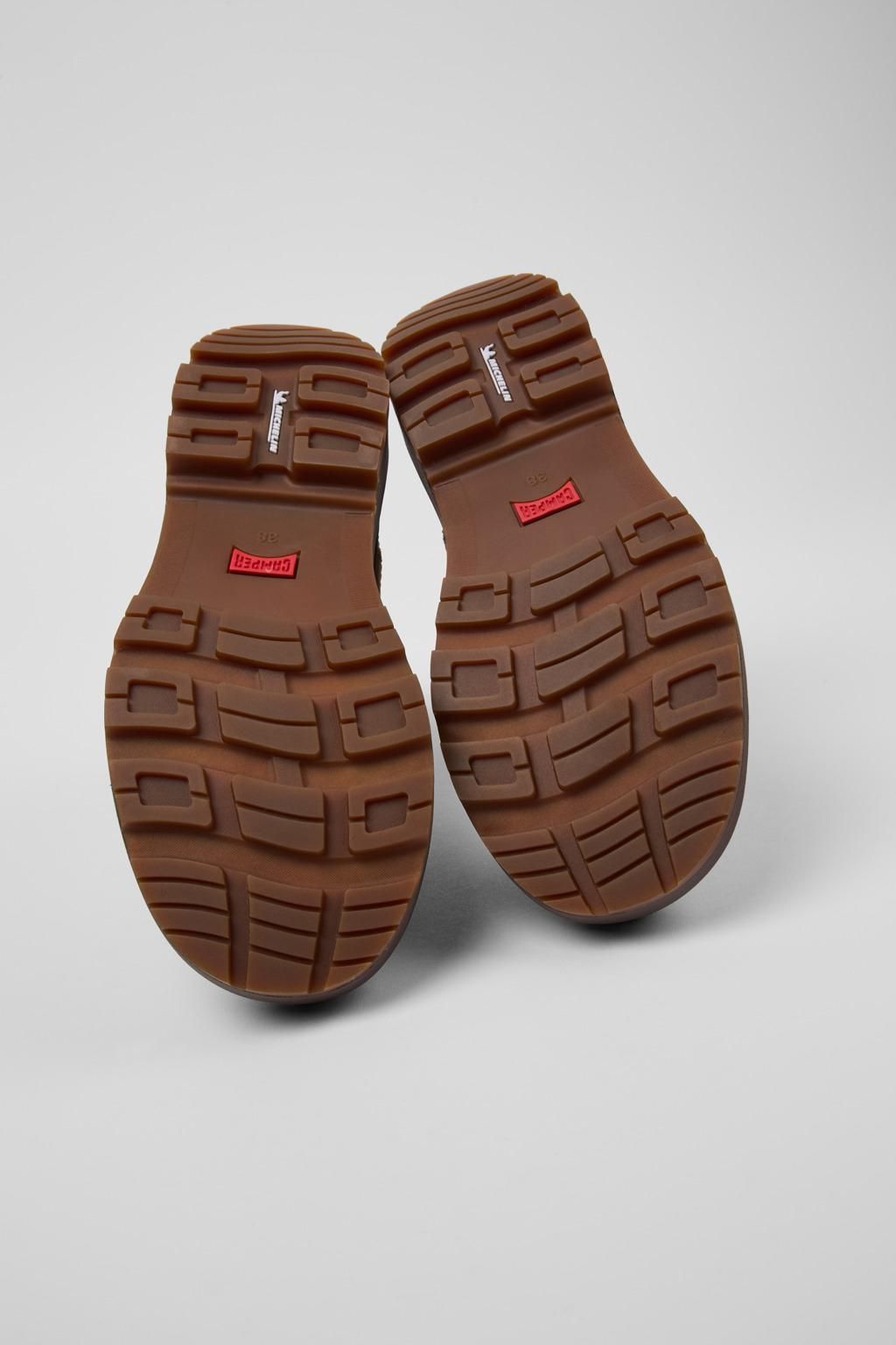 캠퍼 프리미엄 브라운 누벅 어반 앵클부츠 Brutus Trek K400646-014 BROWN - 상세 이미지 5
