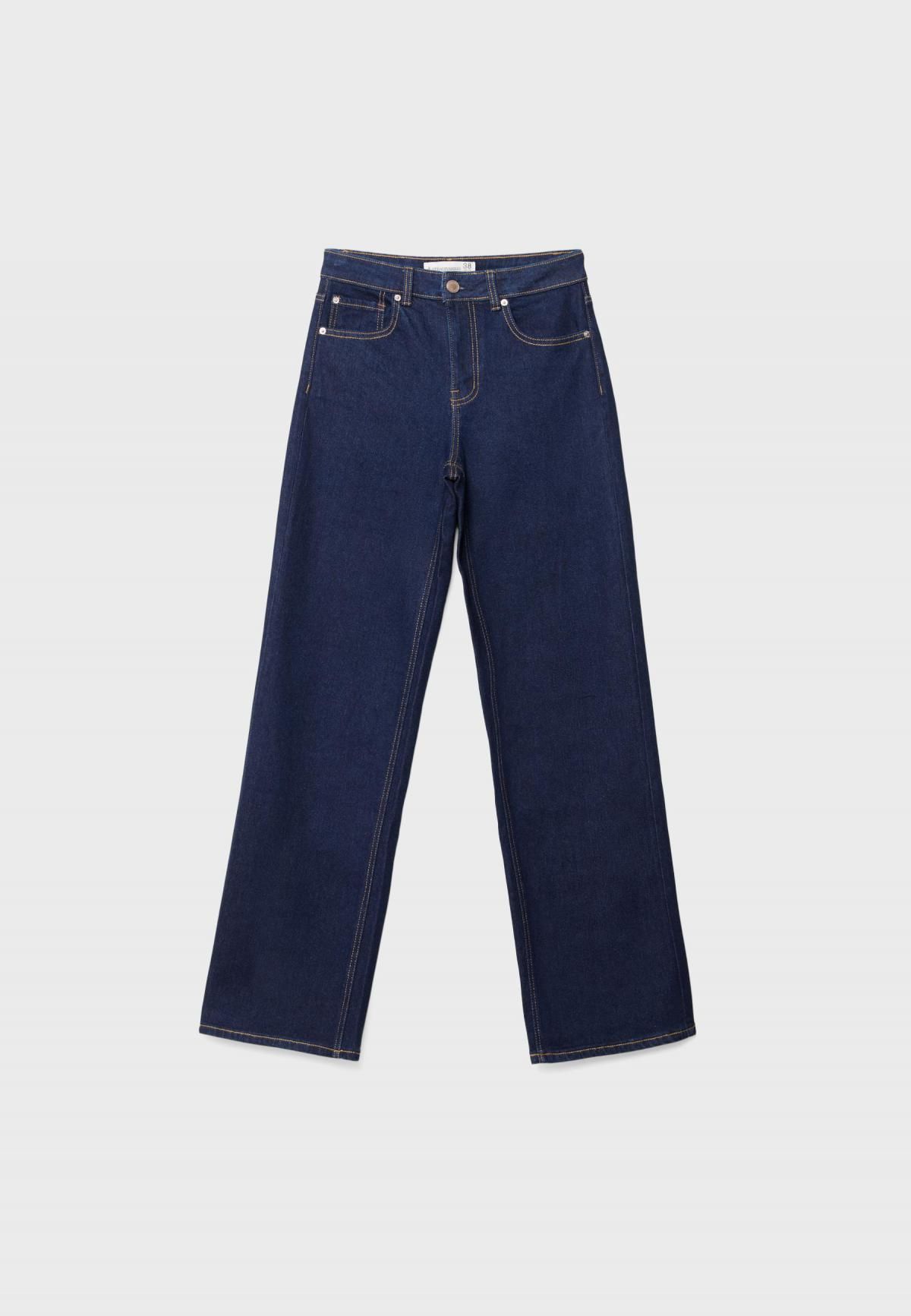 스트라디바리우스 데님 미드라이즈 스트레이트핏 컴포트 청바지 7320/434 RINSE BLUE DENIM - 상세 이미지 2
