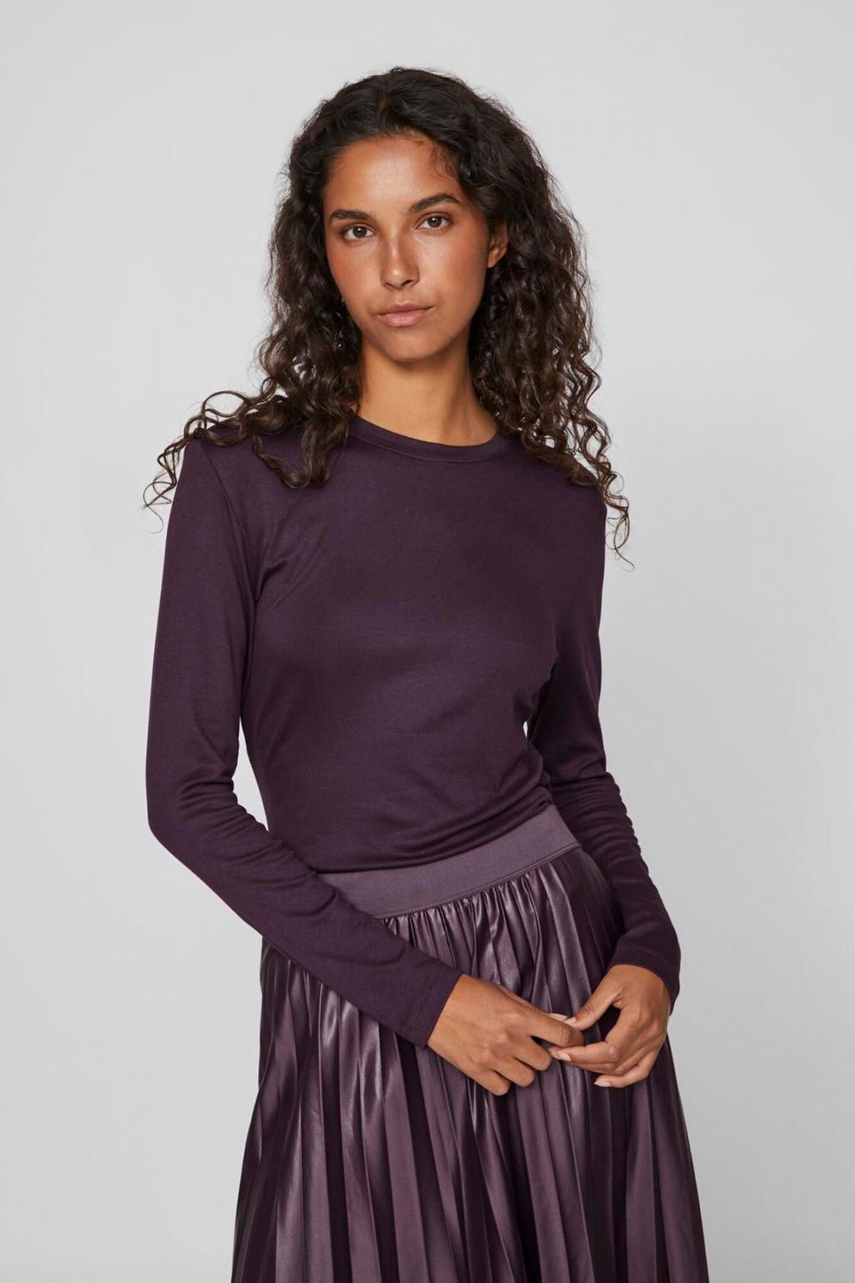 빌라 테크니컬 보온성 긴팔 라운드넥 티셔츠 5880022 MORADO - 상세 이미지 2
