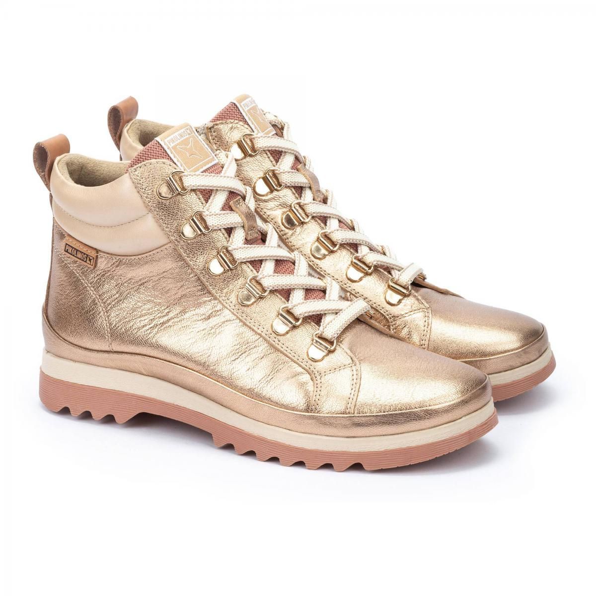 피콜리노스 메탈릭 컴포트 메모리폼 앵클부츠 VIGO W3W-8564CLC1 CHAMPAGNE - 상세 이미지 2
