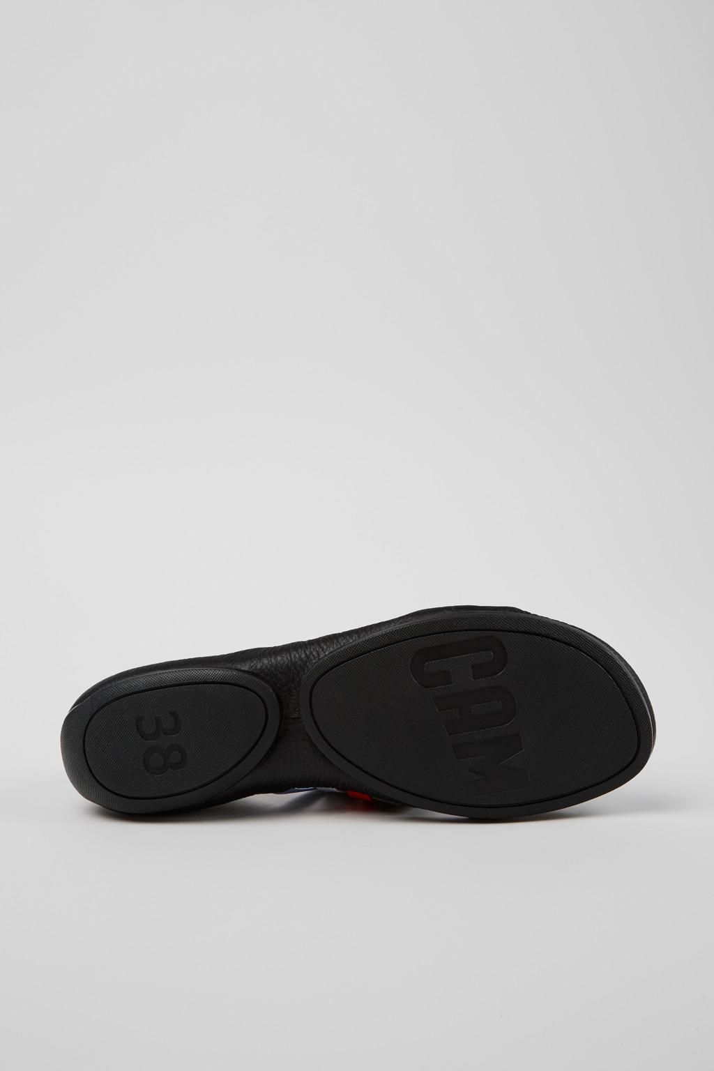 캠퍼 유니크 스트랩 레더 샌들 K201710-001 BLACK - 상세 이미지 5