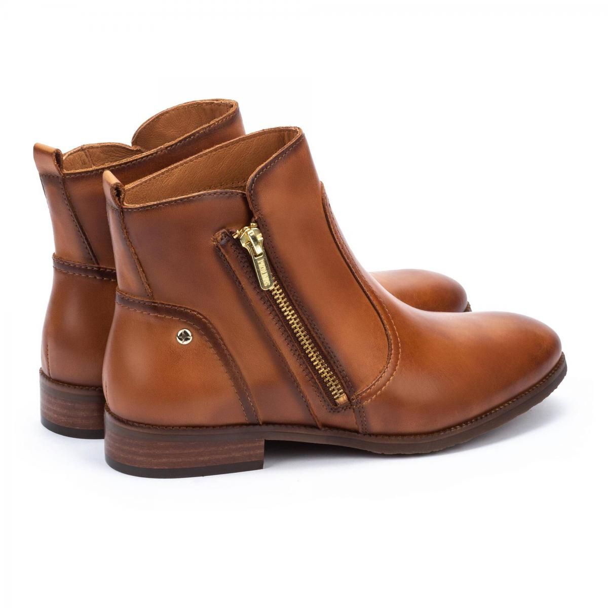 피콜리노스 클래식 골드지퍼 레더 앵클부츠 ROYAL W4D-8795 BRANDY - 상세 이미지 4