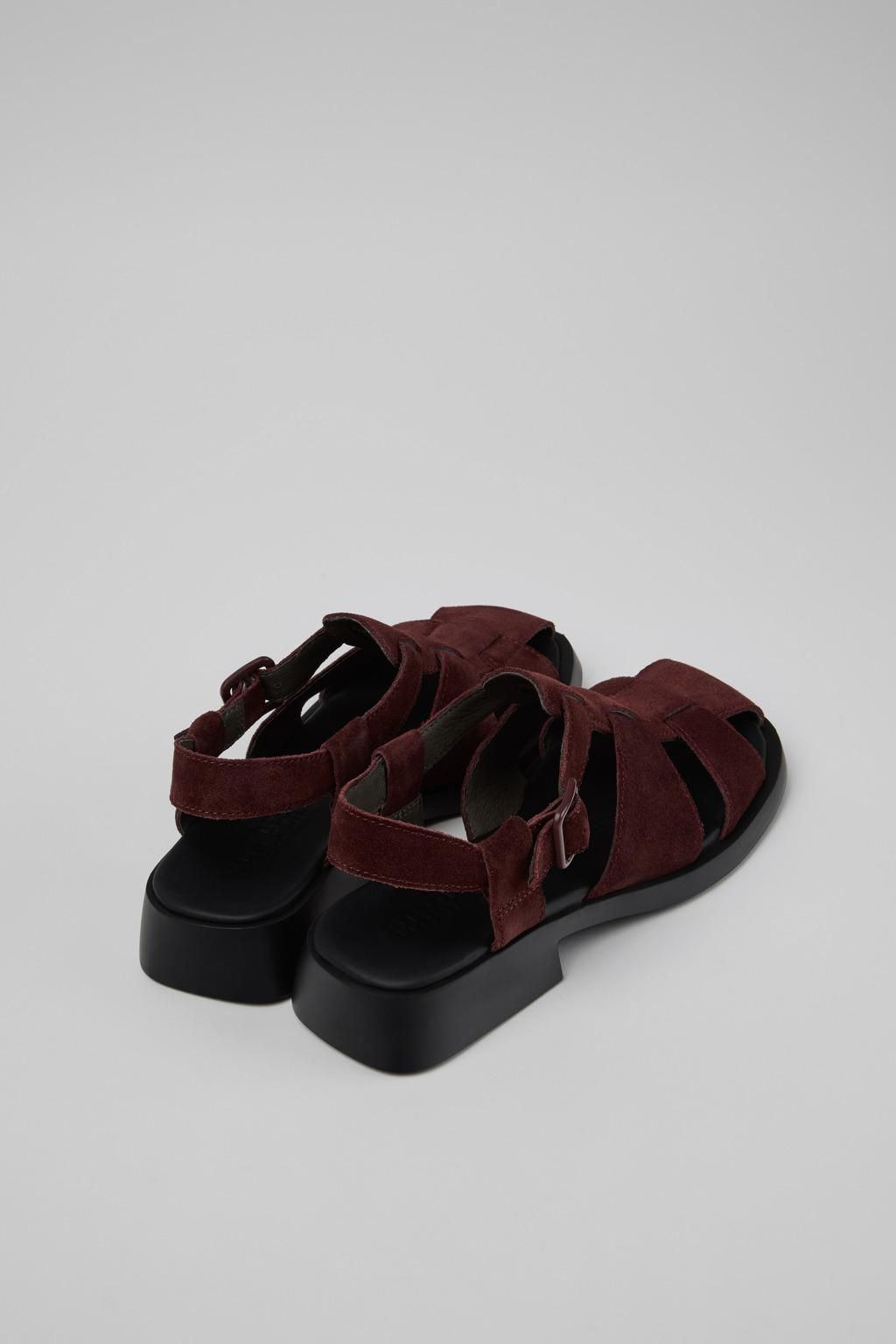캠퍼 스트랩 컴포트 버건디 샌들 Dana K201489-013 BURGUNDY - 상세 이미지 3