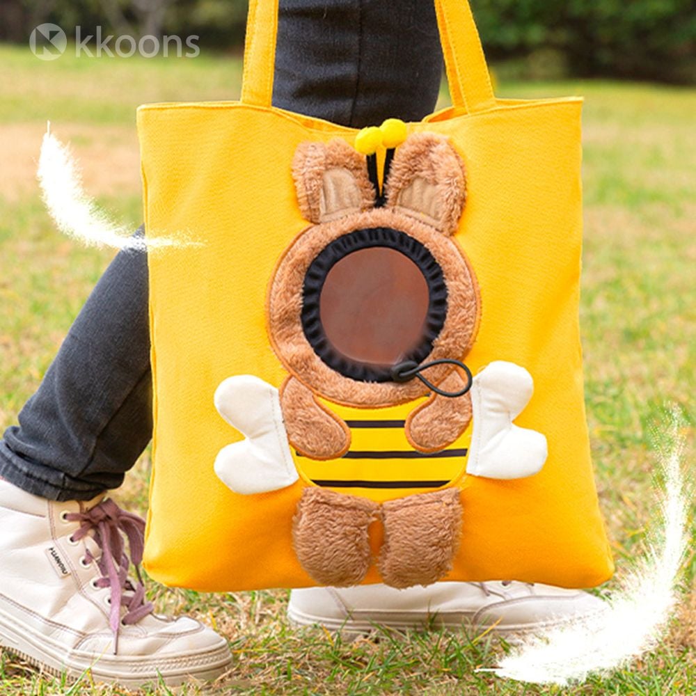 펫 캐리어 반려동물 가방 고양이 소형견 산책 이동 에코백 3종 - 상세 이미지 5