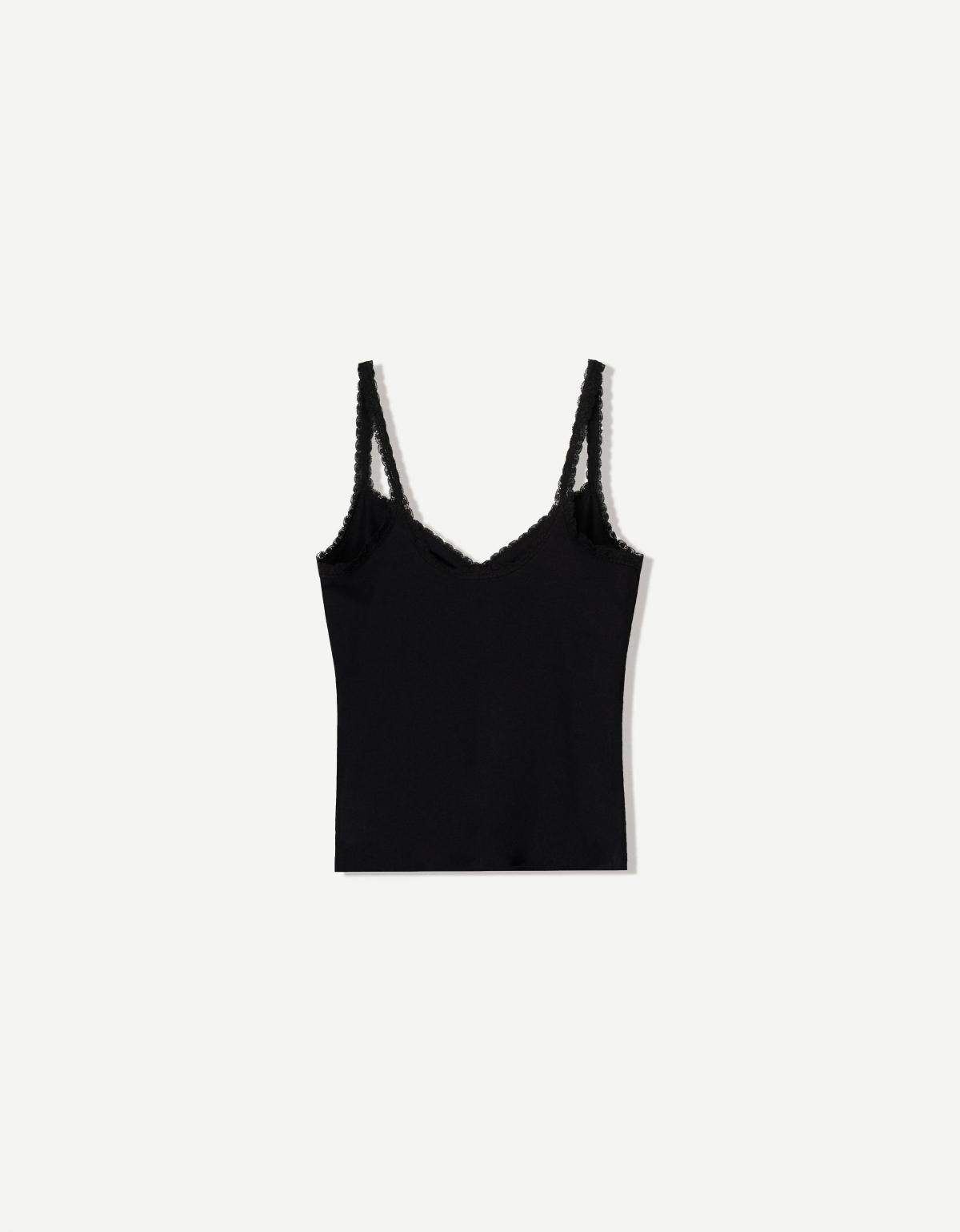 버쉬카 레이스 스트랩 탑 3942/443 BLACK - 상세 이미지 2