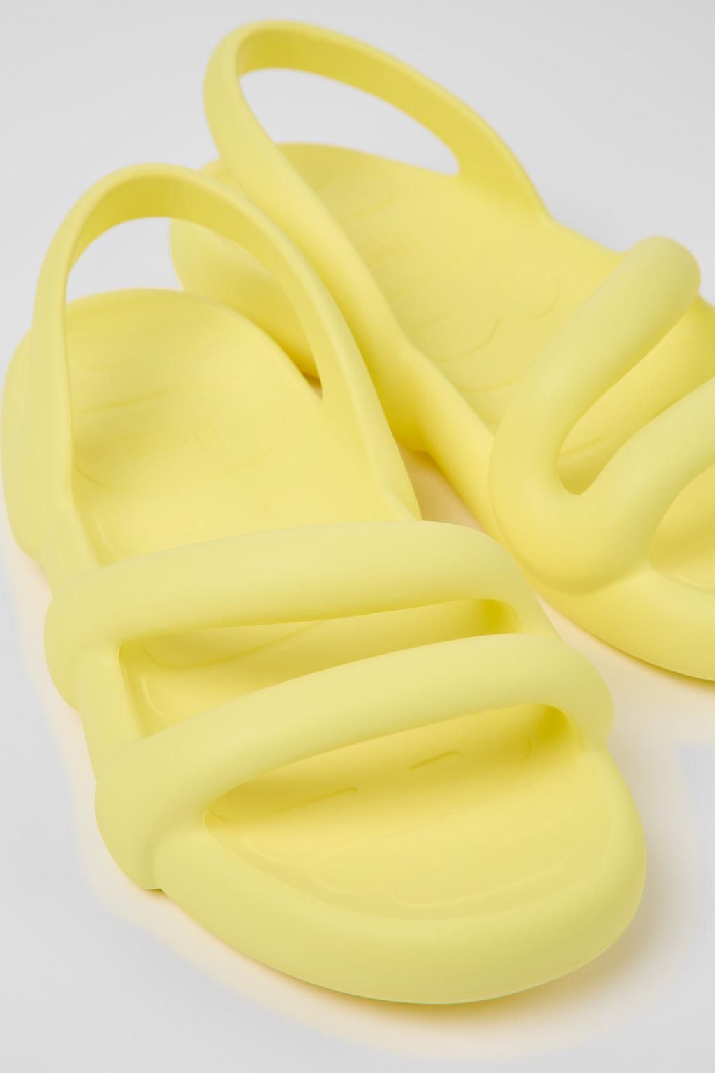 캠퍼 친환경 옐로우 유니섹스 테크니컬 스트랩 샌들 Kobarah Flat K201636-002 YELLOW - 상세 이미지 2