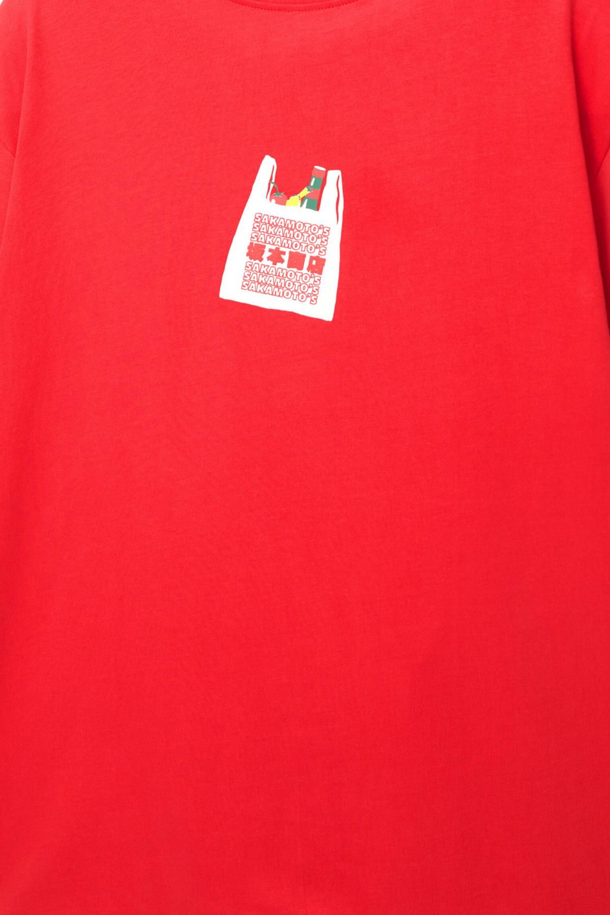 풀앤베어 오버핏 레드 그래픽 반팔 티셔츠 7151/934 RED - 상세 이미지 3