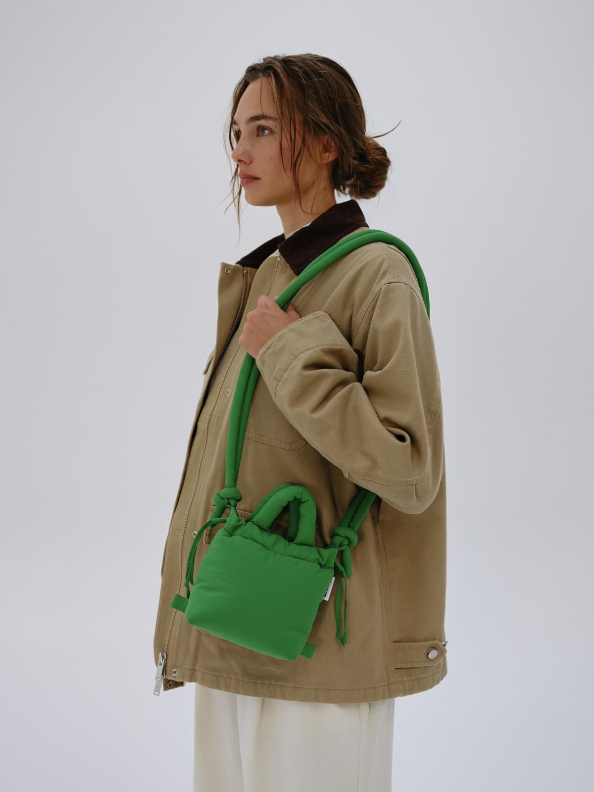 올랜드 미니멀 소프트 마이크로 크로스백 Micro Ona Soft Bag 49695772836175 GREEN - 상세 이미지 2