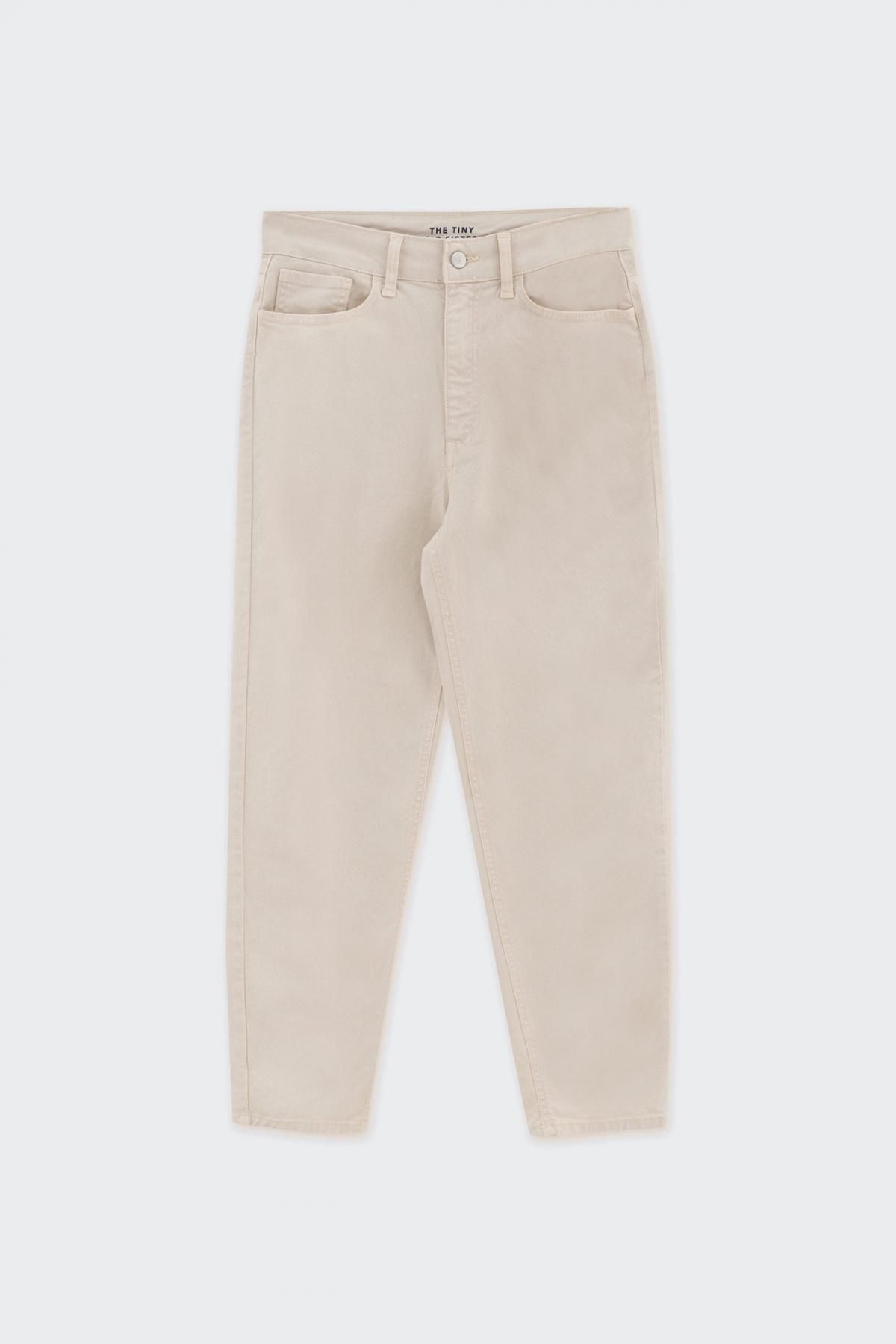 타이니코튼 라이트크림 하이라이즈 스트레이트핏 데님 팬츠 TTBS-001103 ONE COLOR - 상품 이미지