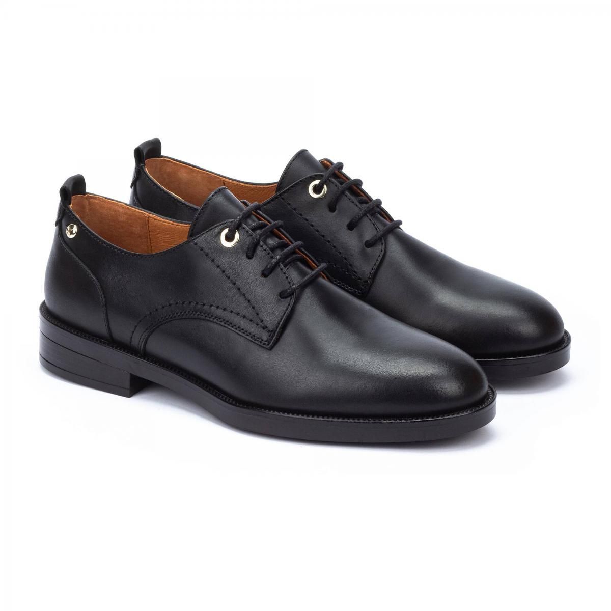 피콜리노스 클래식 레이스업 블랙 로퍼 PUERTOLLANO W3C-4867 BLACK - 상세 이미지 2