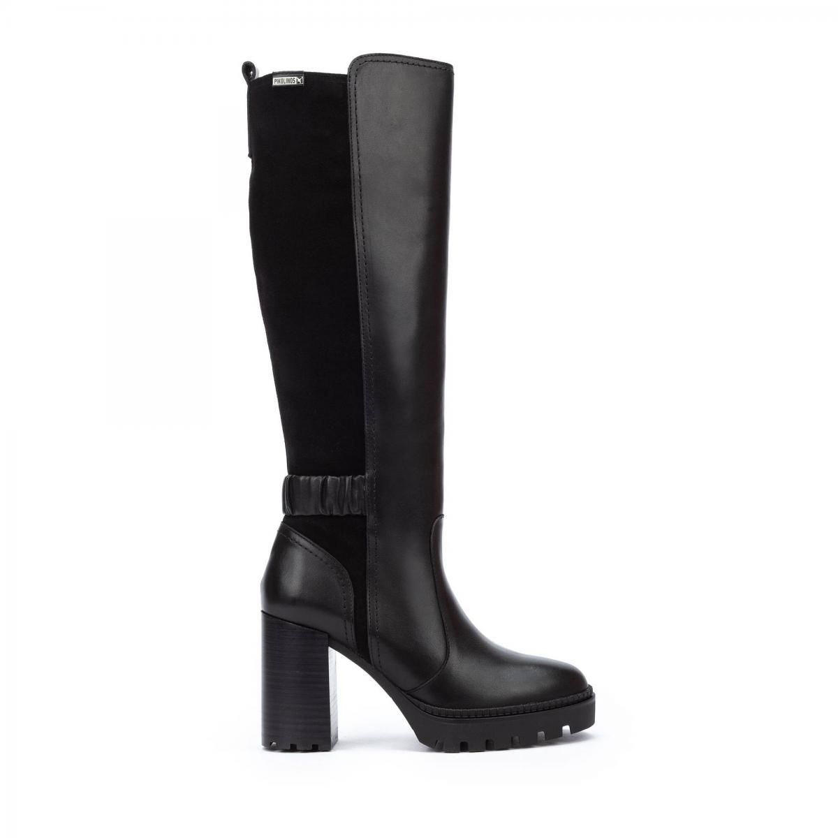피콜리노스 트렌디 하이웨스트 롱부츠 CERVERA W1H-9809C1 BLACK - 메인 이미지