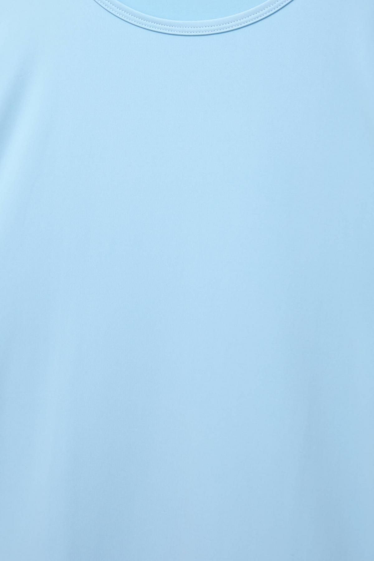 풀앤베어 테크니컬 라이트블루 폴리아미드 반팔 티셔츠 3245/313 PALE BLUE - 상세 이미지 5