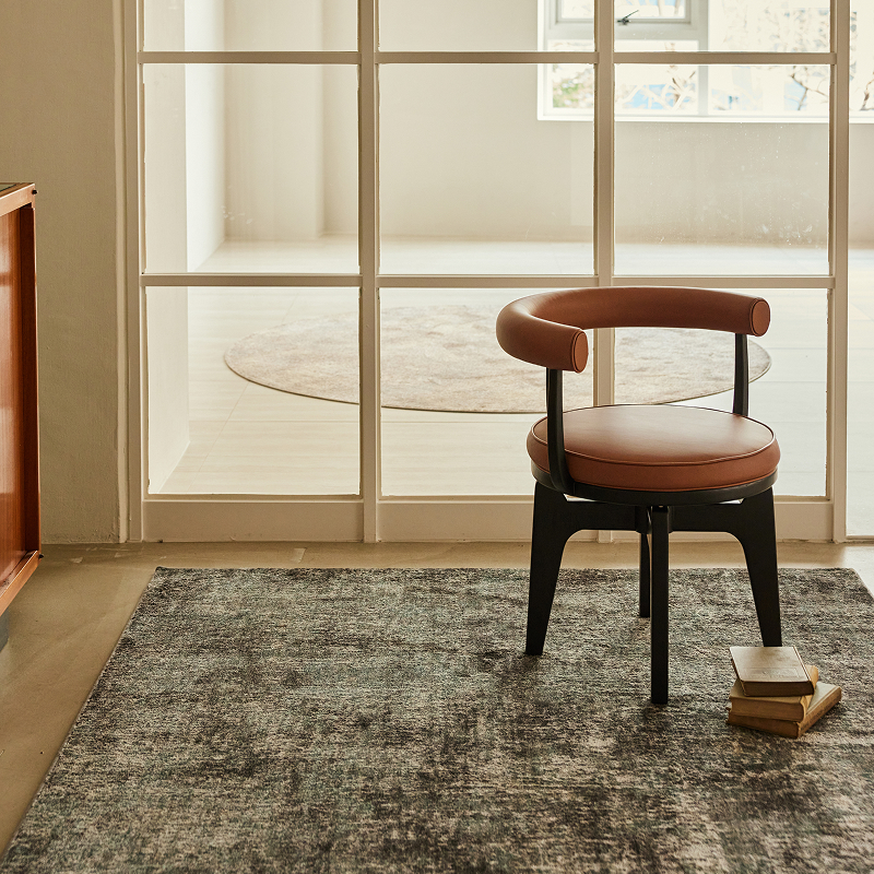 벨기에 BASALT ART 바솔트 아트 마블 룩 러그 세이지그레이, 사각S _1500x2000mm