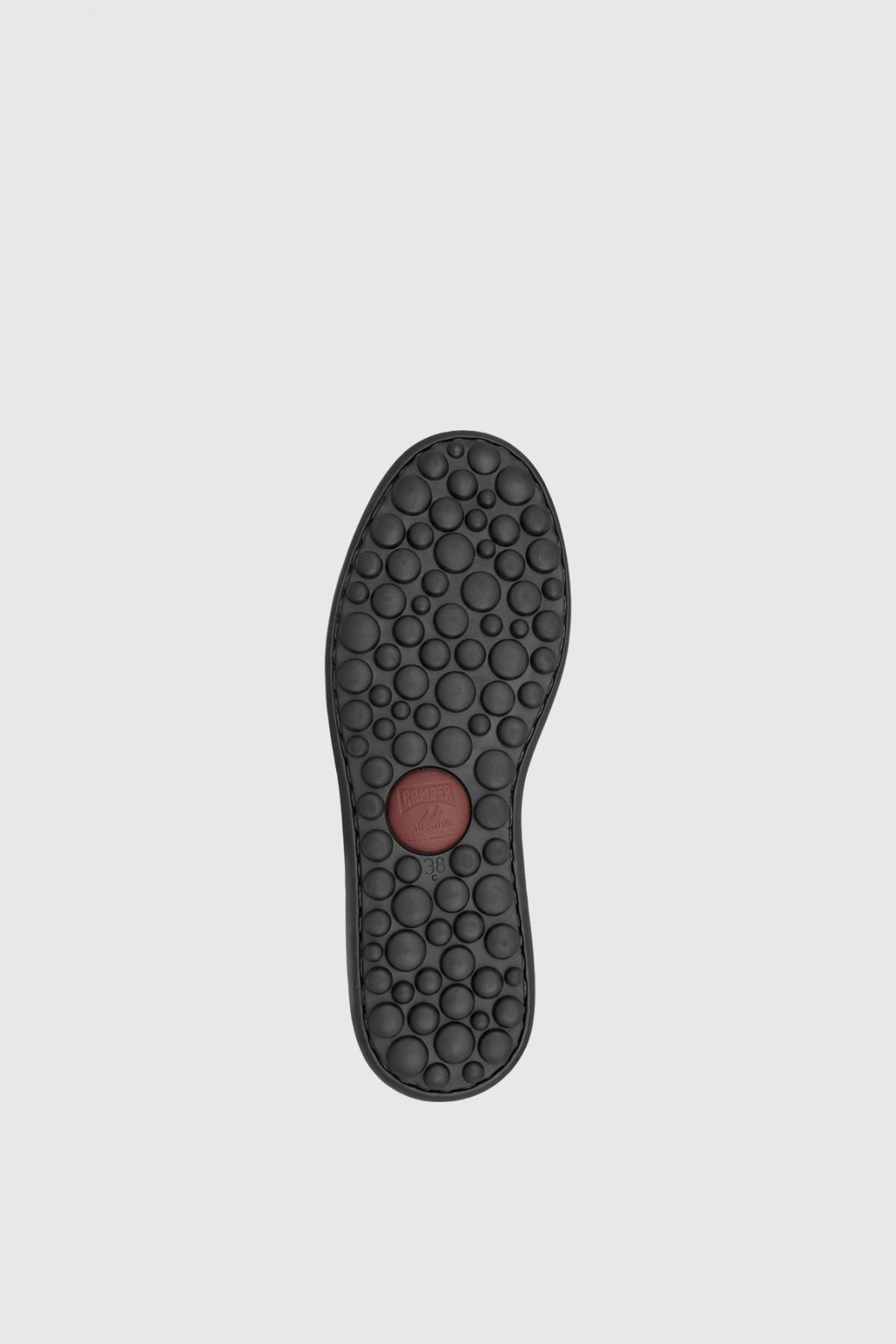 캠퍼 빈티지 레더 테크니컬 로우탑 스니커즈 Pelotas 27205-186 BLACK - 상세 이미지 5