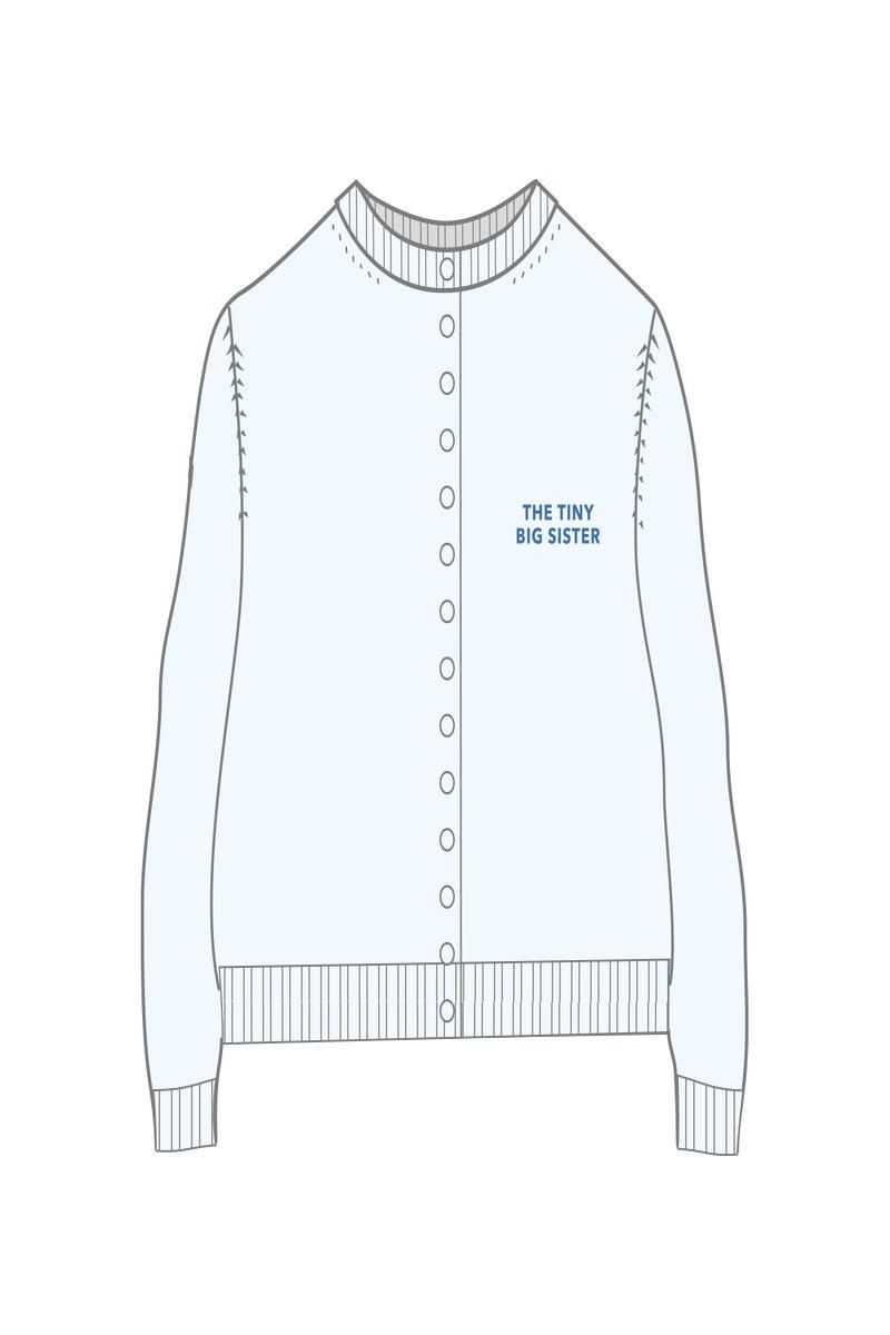 타이니코튼 라운드넥 버튼업 베이직 카디건 SS25-773L19 AZUL PASTEL - 상세 이미지 2