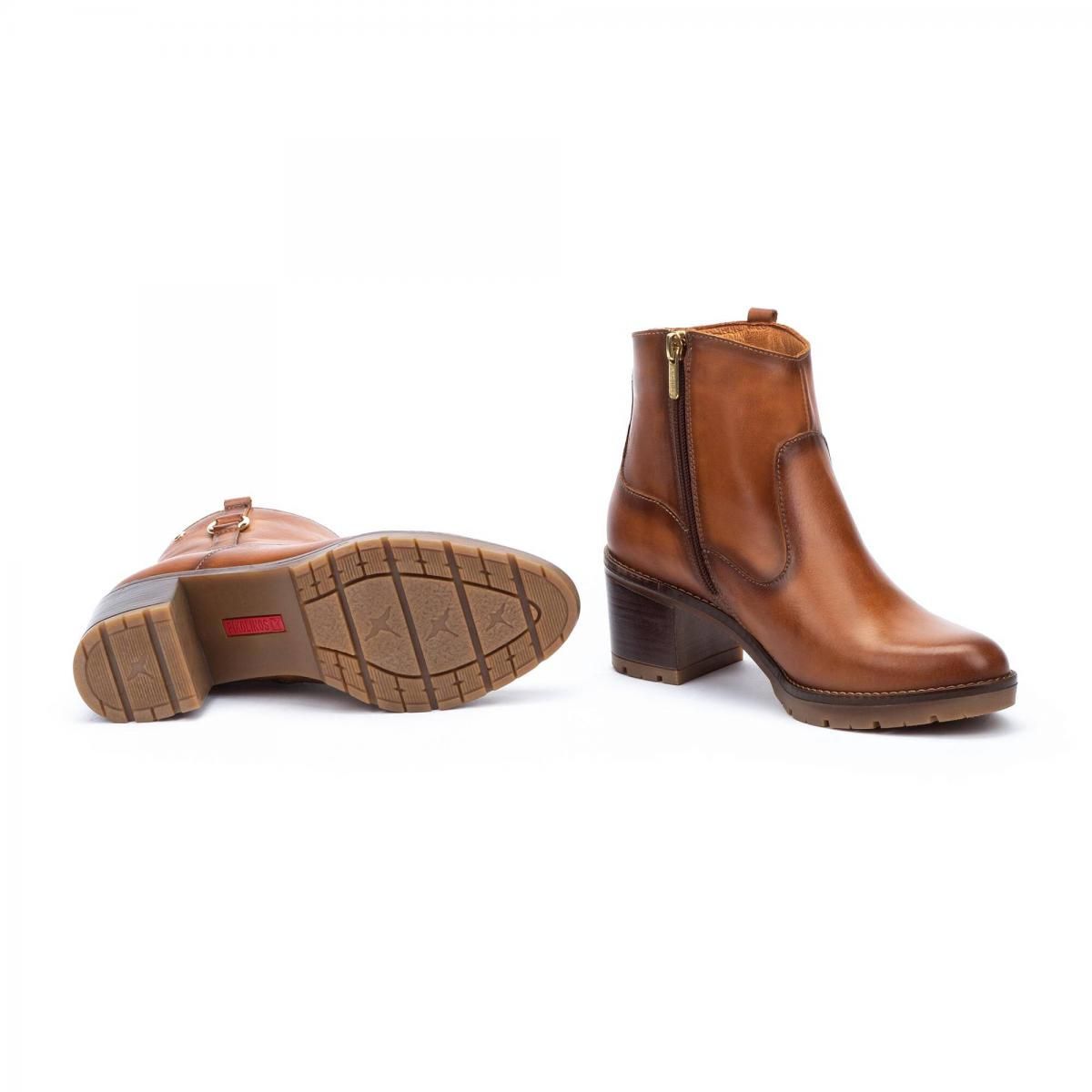 피콜리노스 프리미엄 브라운 앵클부츠 버클 디테일 LLANES W7H-8817 BRANDY - 상세 이미지 5