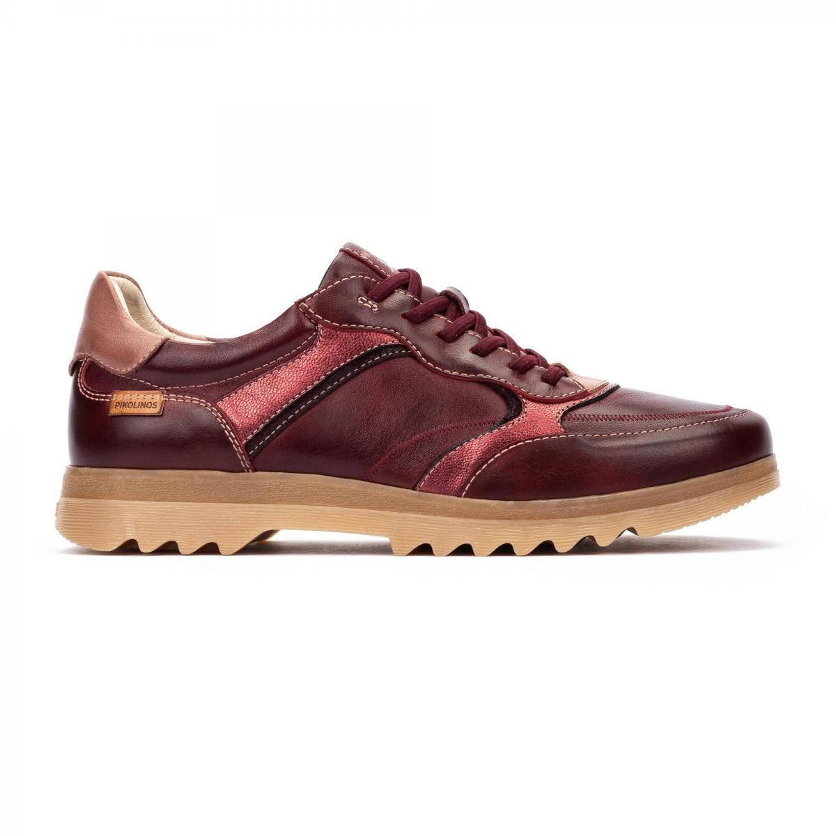피콜리노스 컴포트 메모리폼 레이스업 베이직 스니커즈 VIGO W3W-6649C2 GARNET - 메인 이미지
