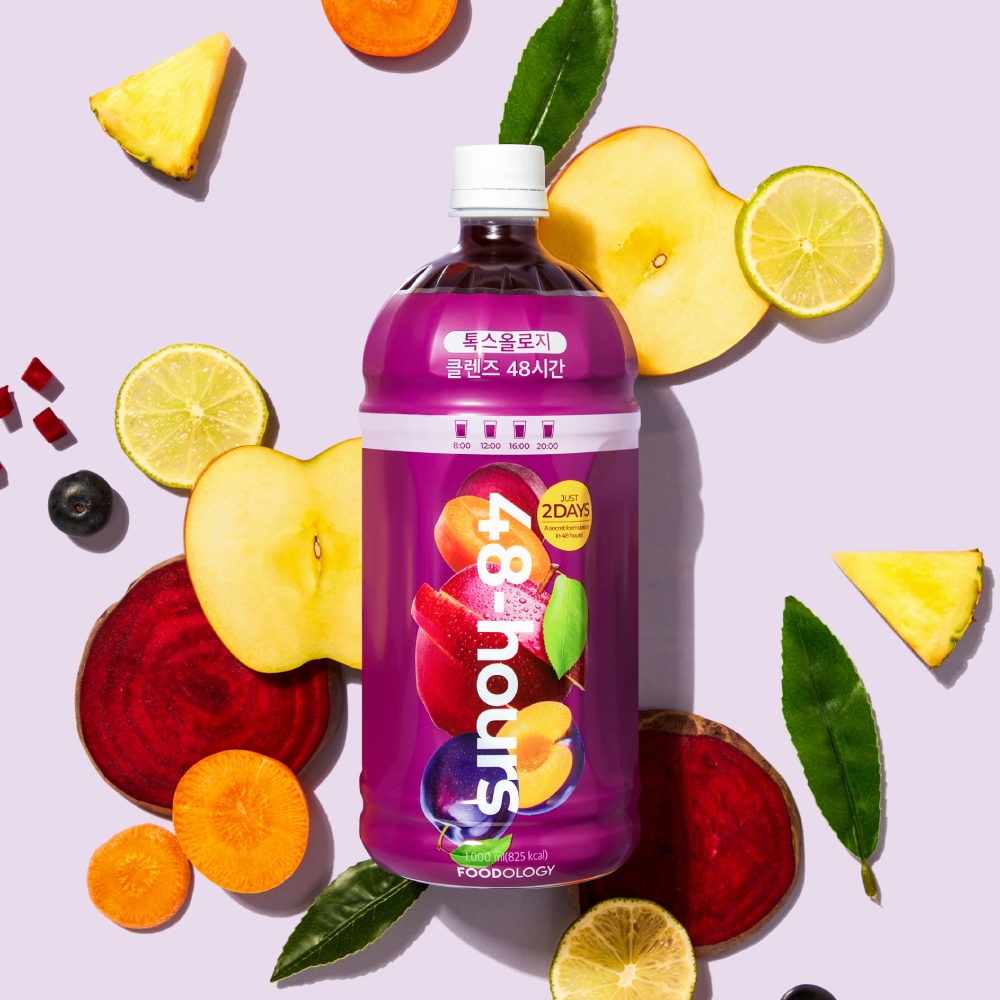 푸드올로지 톡스올로지 클렌즈 48시간 공복 클렌즈 주스 2개