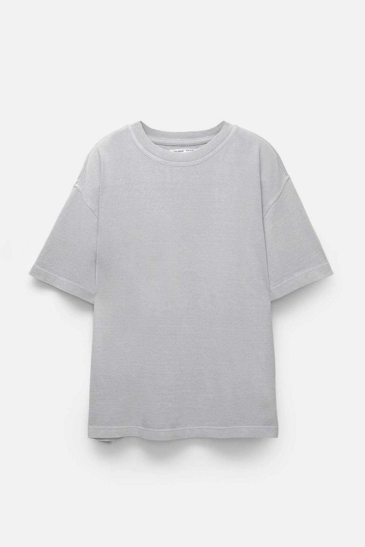 풀앤베어 오버핏 라운드넥 반팔 티셔츠 3245/331 GREY - 메인 이미지