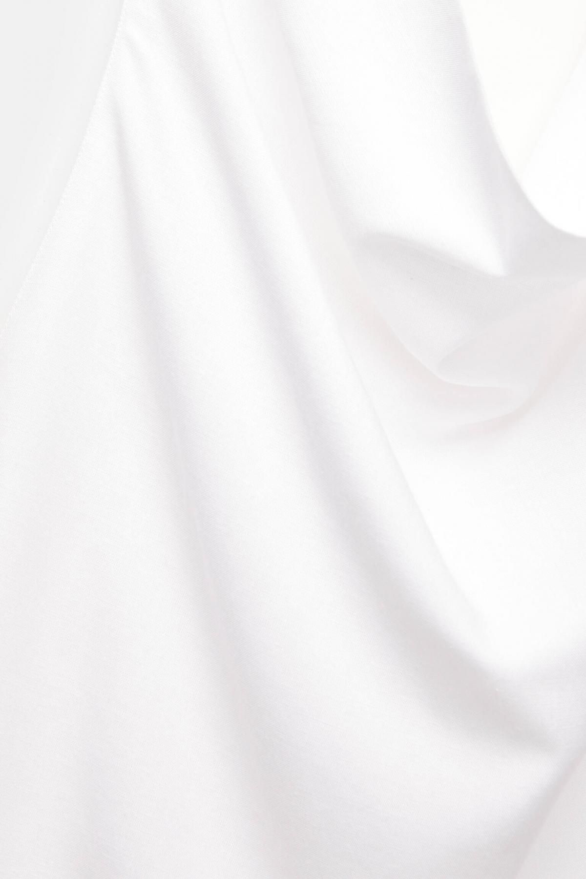 풀앤베어 새틴 드레이프 홀터넥 민소매 탑 3474/369 WHITE - 상세 이미지 4