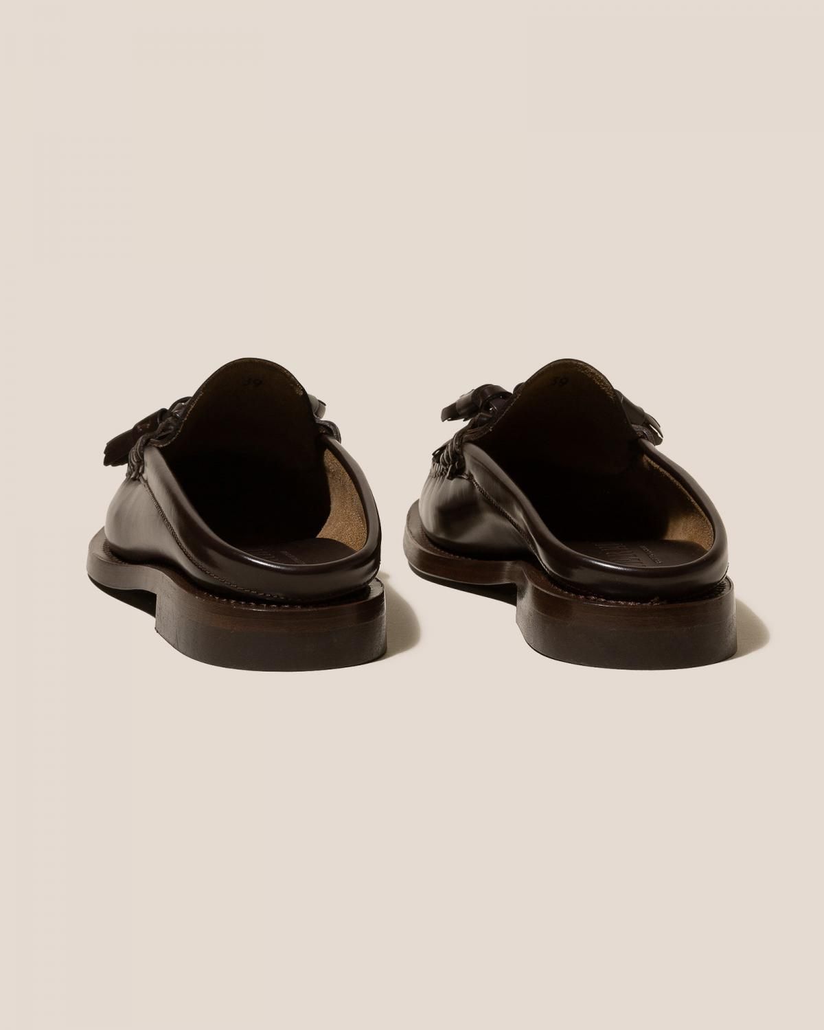 헤레우 카이렐 프리미엄 태슬 뮬 로퍼 7697117610200 DARK BROWN - 상세 이미지 4