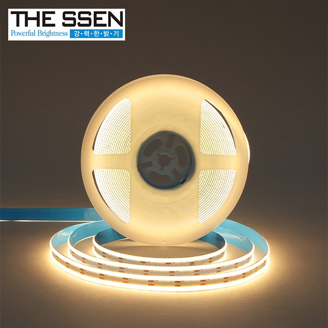 더쎈 LED 플렉시블 더블베디 COB 슬림 투라인바 24V 10M 3color 면발광 간접등 경관조명 줄네온 - 상품 이미지