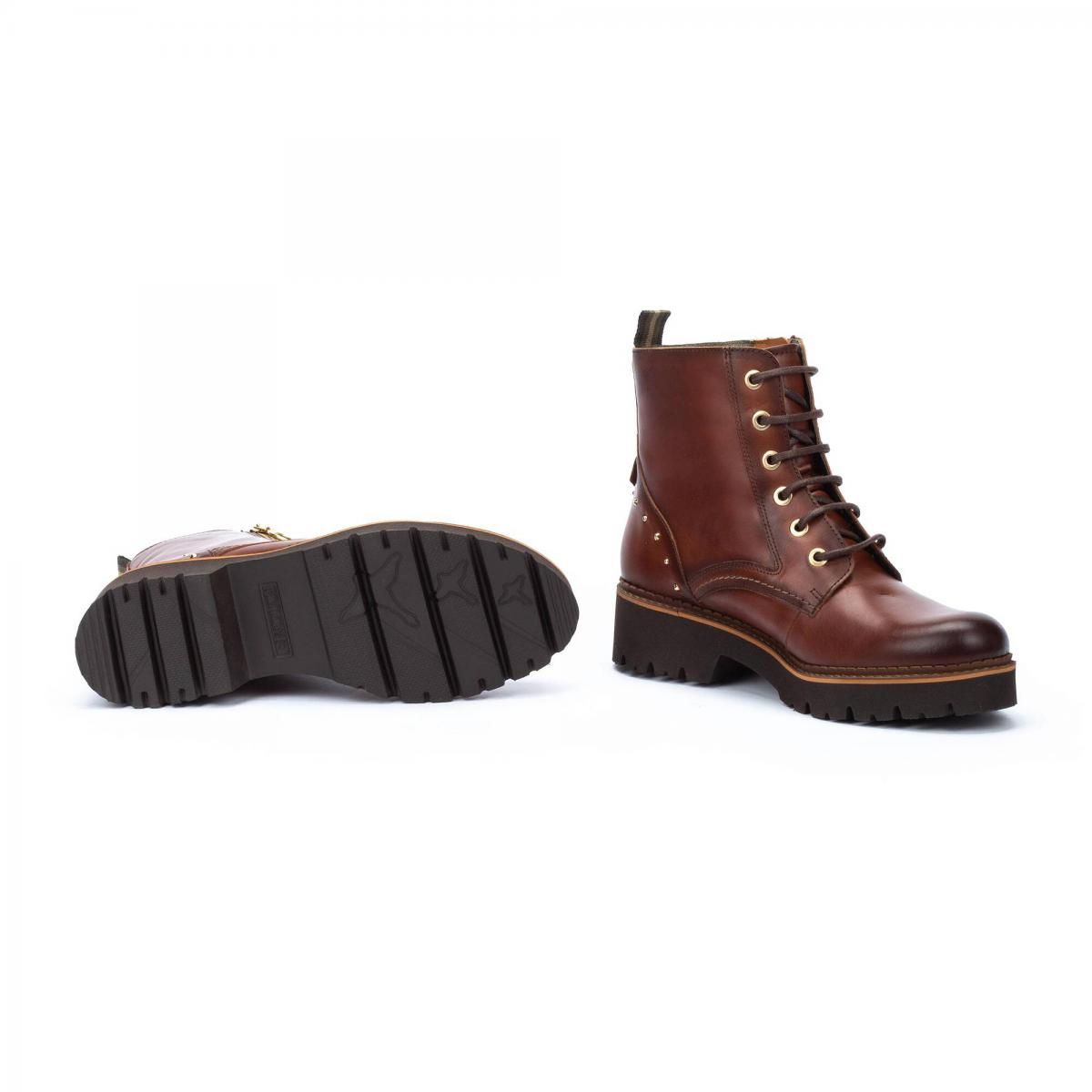 피콜리노스 오리지널 레더 브라운 앵클부츠 VICAR W6S-8619 COGNAC - 상세 이미지 5