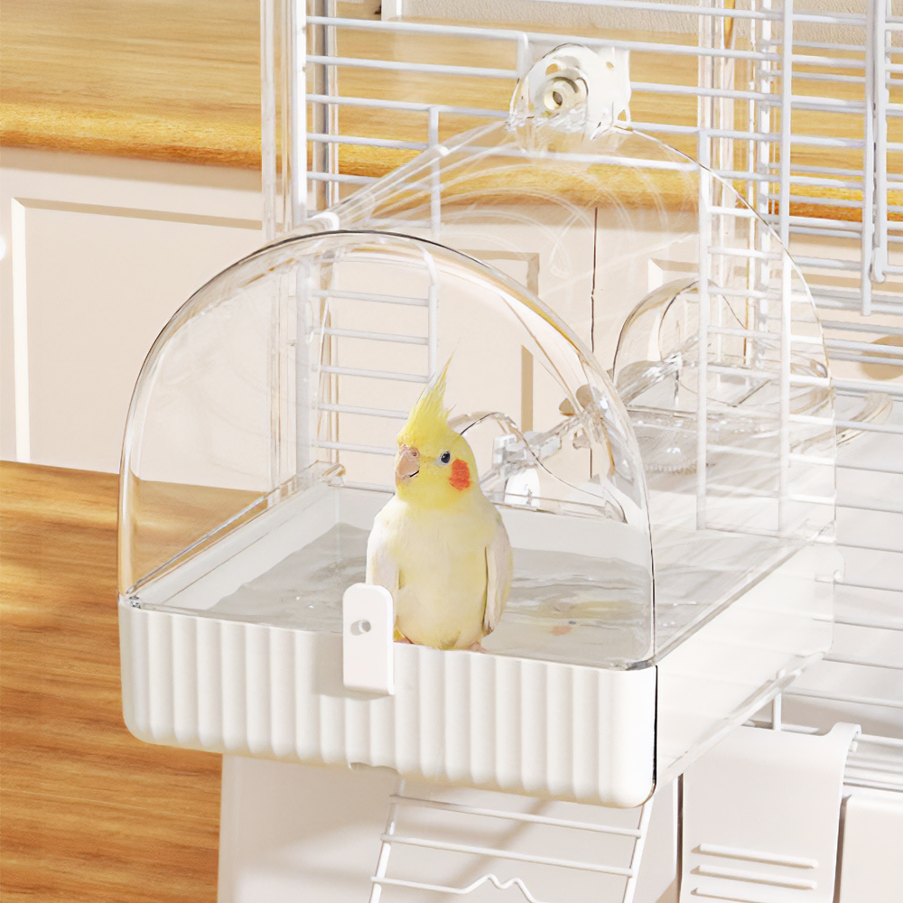 앵무새 하우스 아크릴 횃대 놀이터 용품 새장
